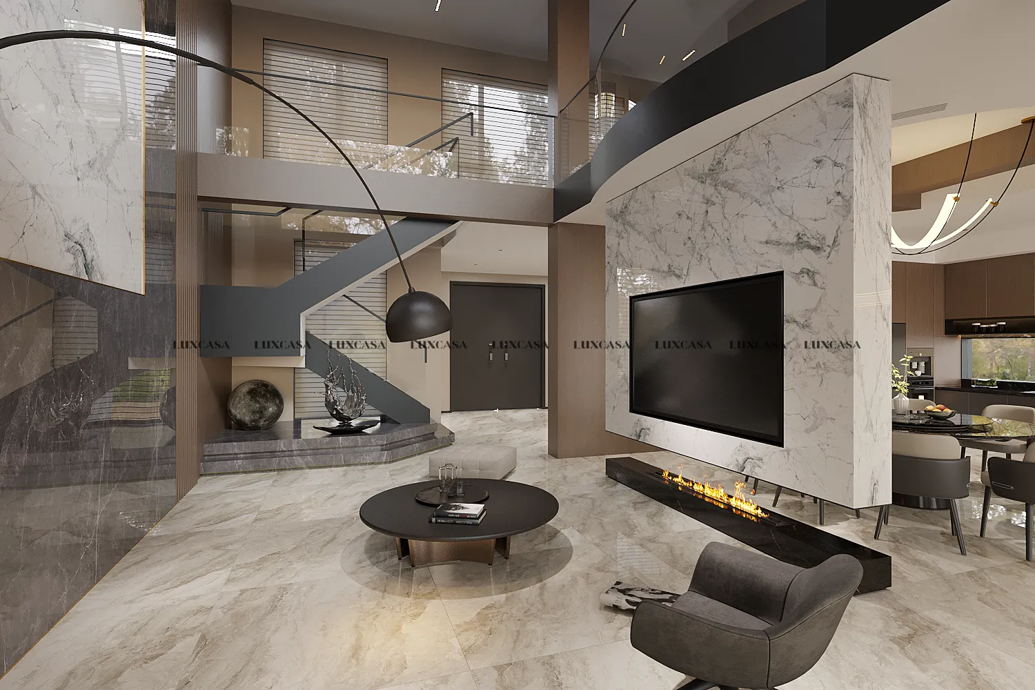 Gạch 1200X1200 kem bóng 120LU1105