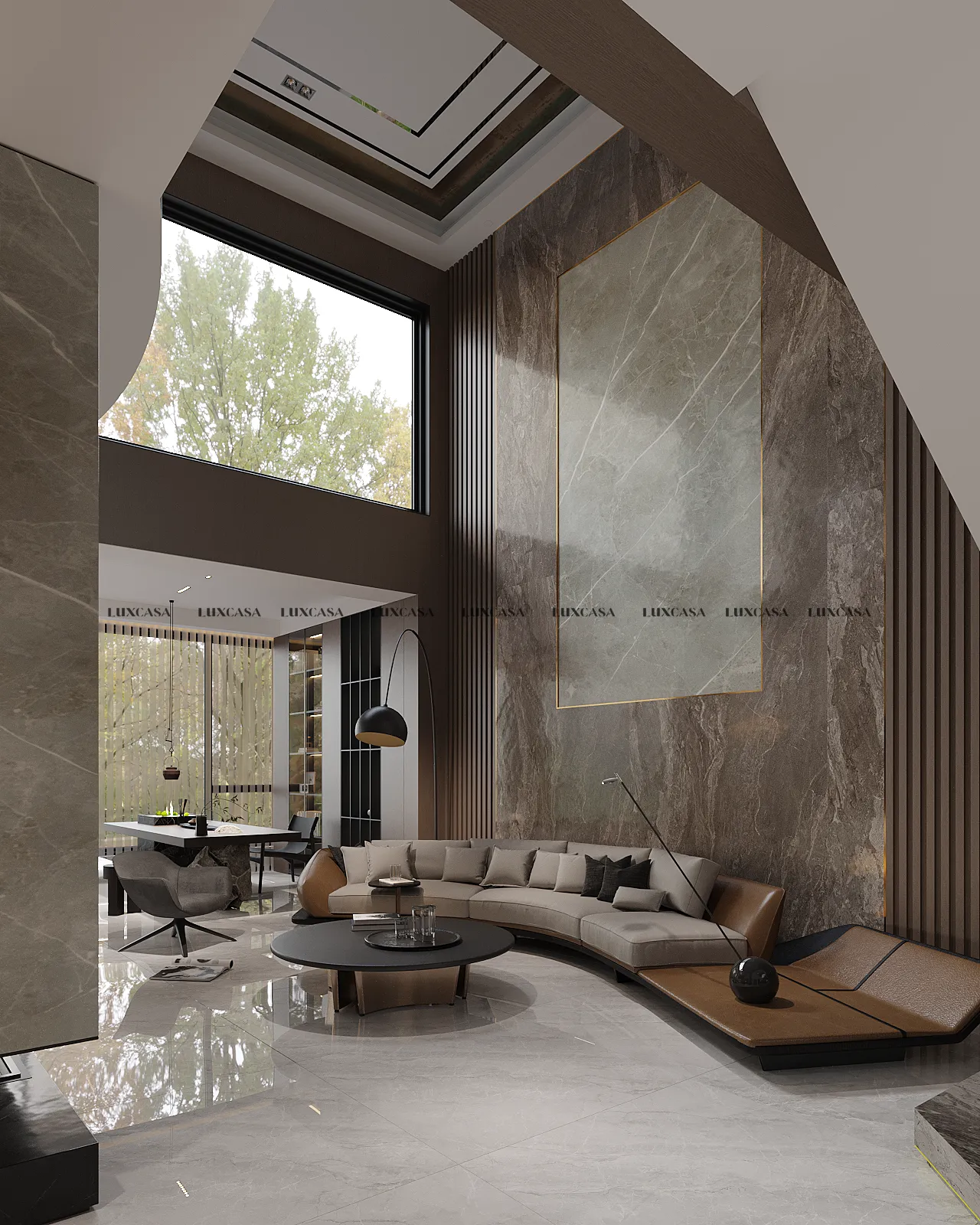 Gạch 1200X1200 xám bóng 120LU1116