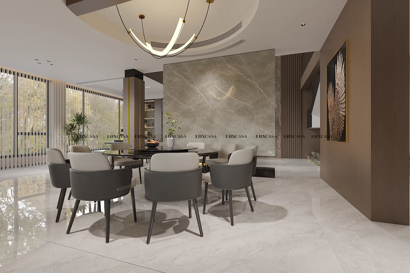 Gạch 1200X1200 xám bóng 120LU1116