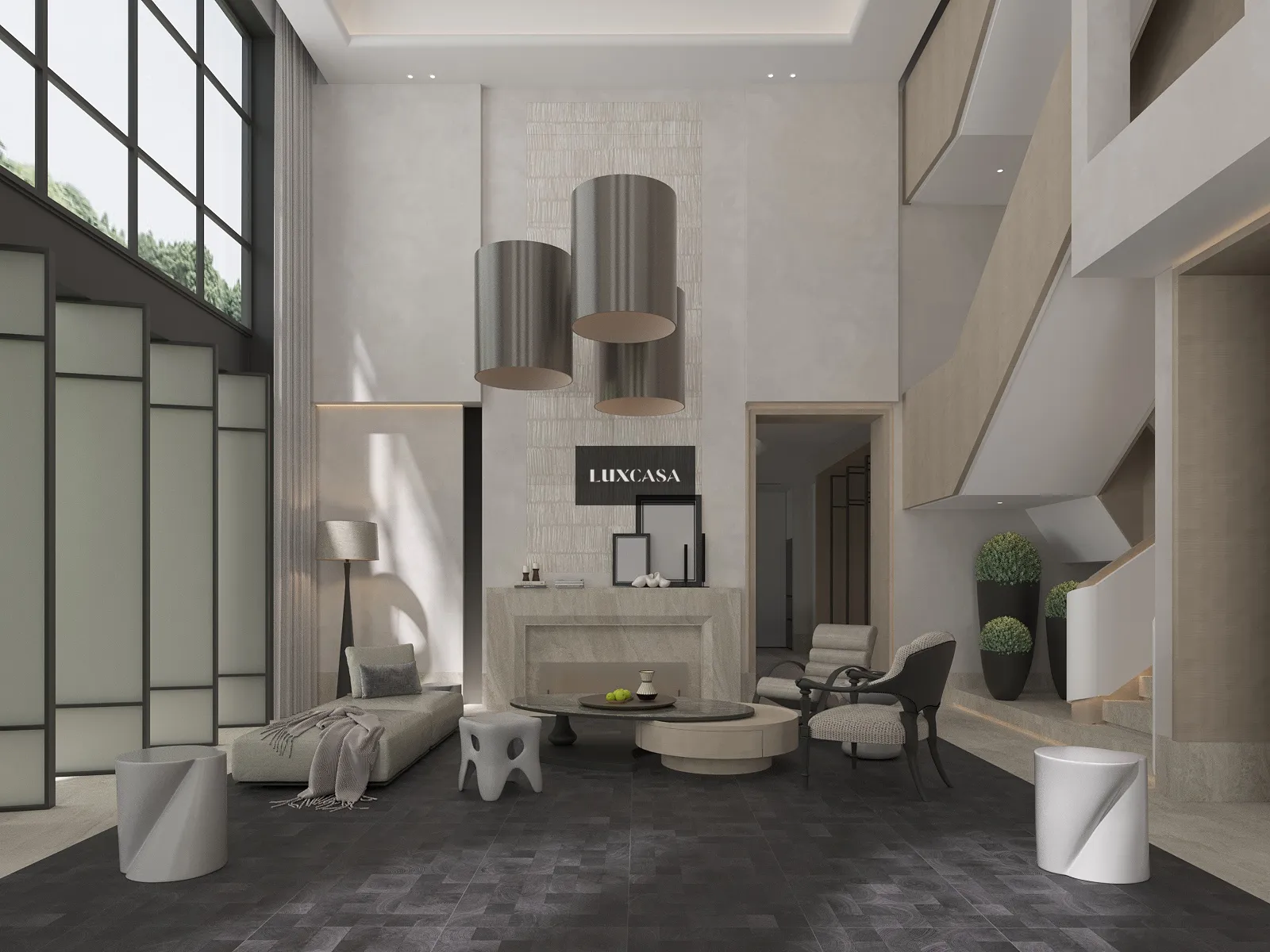 Gạch giả gỗ màu đen 60×120 612LU16106S