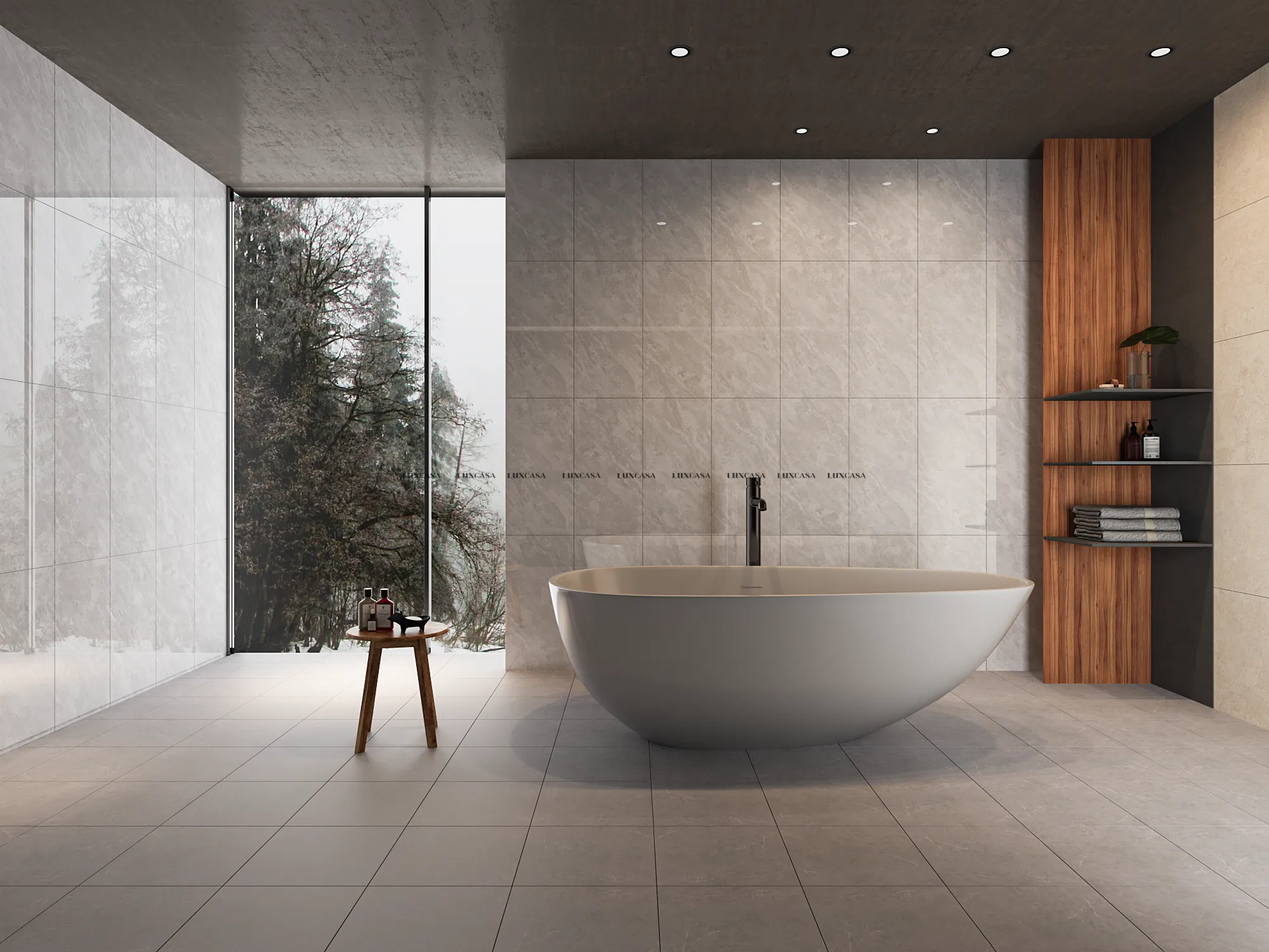 Gạch mờ xám 40x40 40LU8004