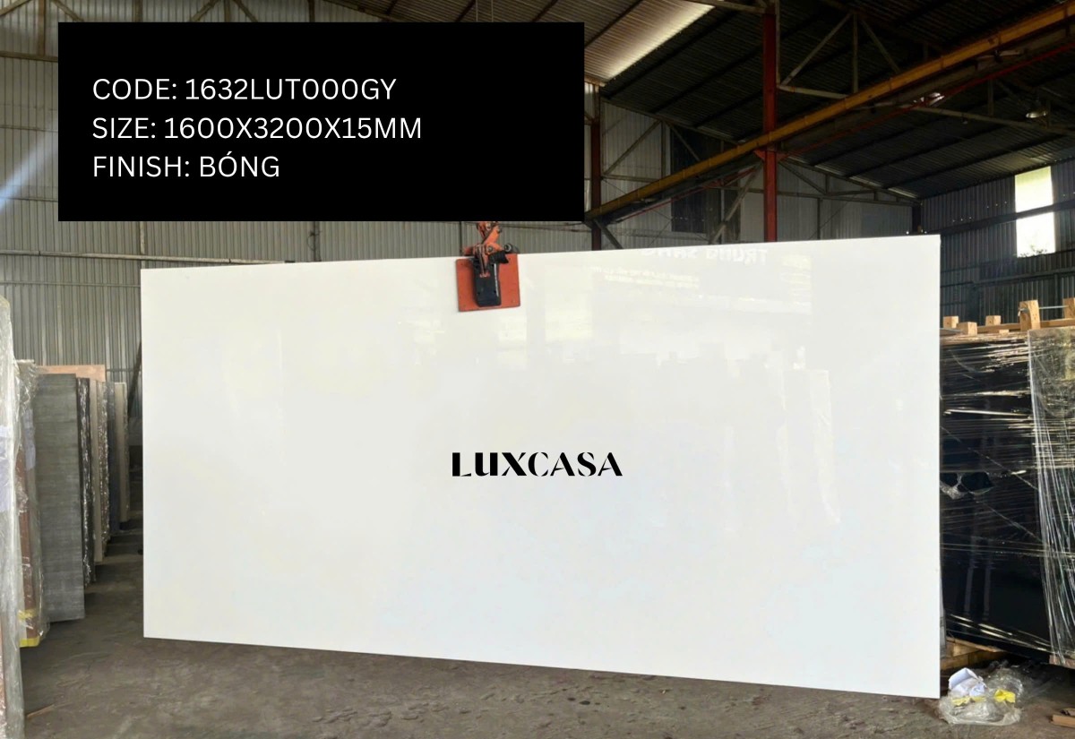 Gạch nung kết trắng trơn