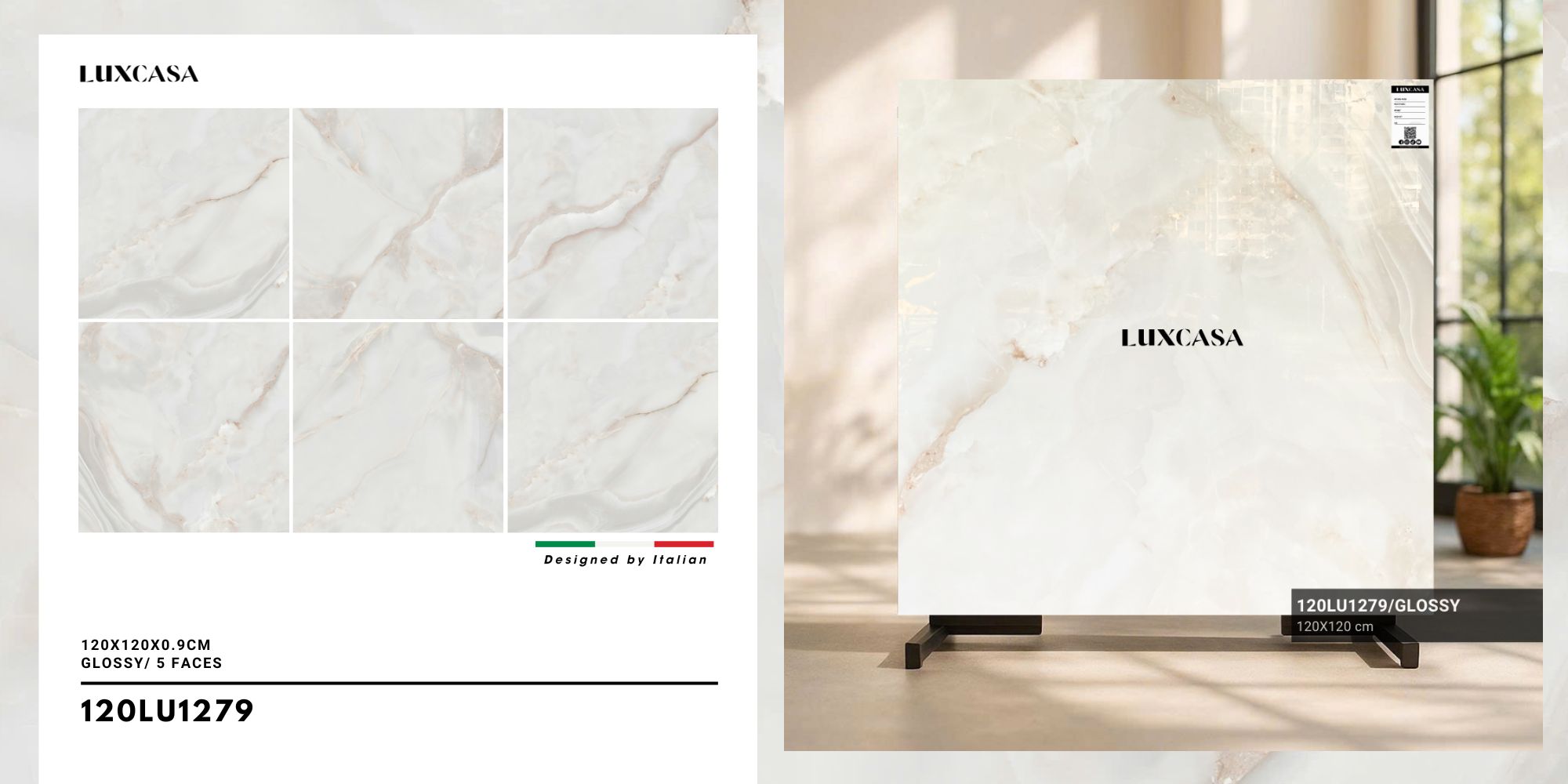 Gạch onyx 120x120cm 120LU1279