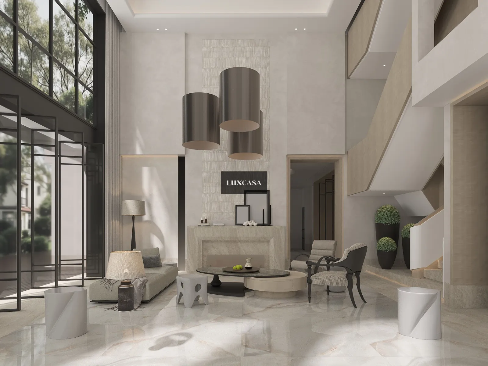 Gạch onyx 120x120cm lát phòng khách 120LU1279 (2)