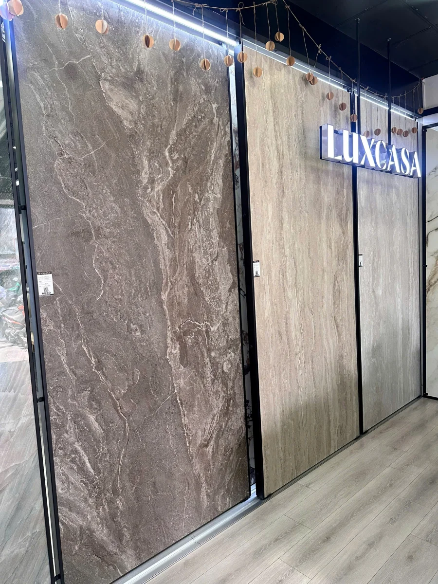 Hình thực tế đá nung kết 1600x3200x15mm 1632LUGA-GO