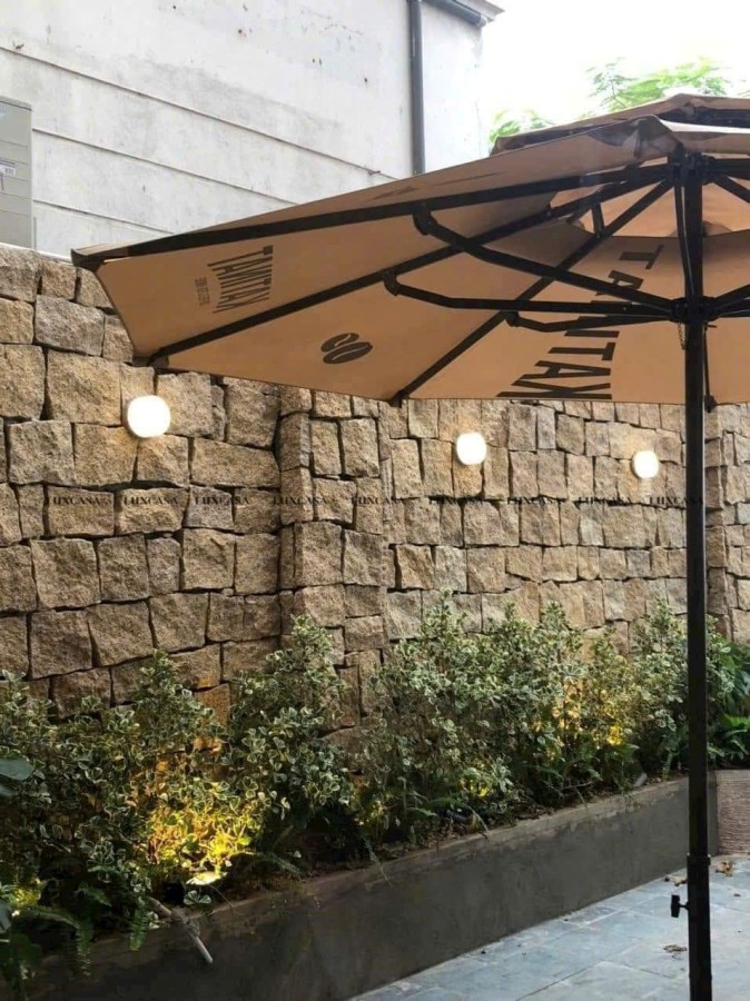 Đá rối ốp tường ngoài trời