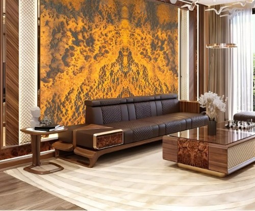 Tranh đá ngọc xuyên sáng màu cam 2