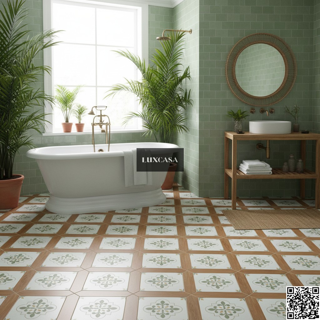 Gạch bông 300X300 lát nhà tắm 30LUB3011