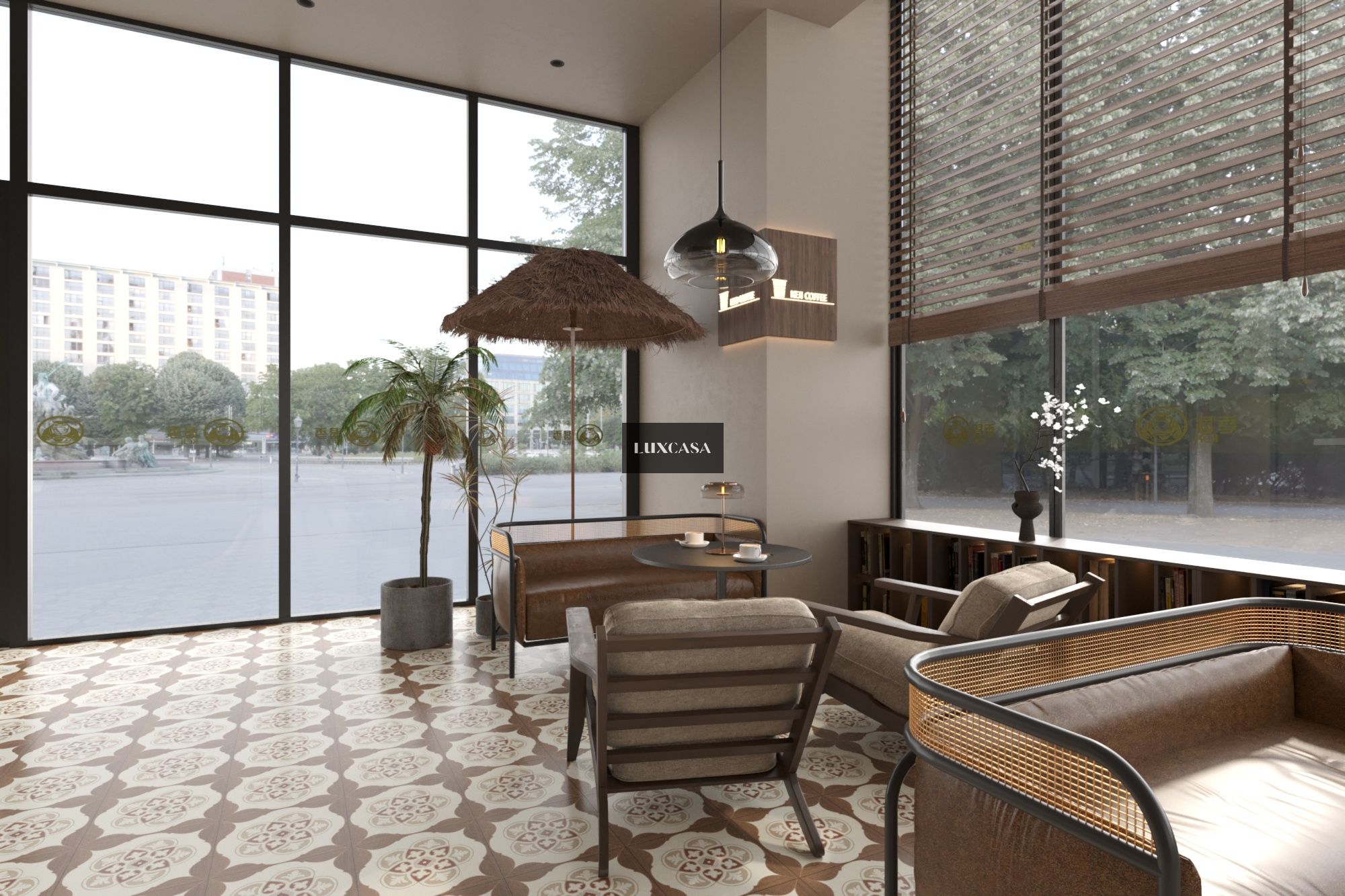 Gạch bông lát cửa hàng 300X300 30LUB3008