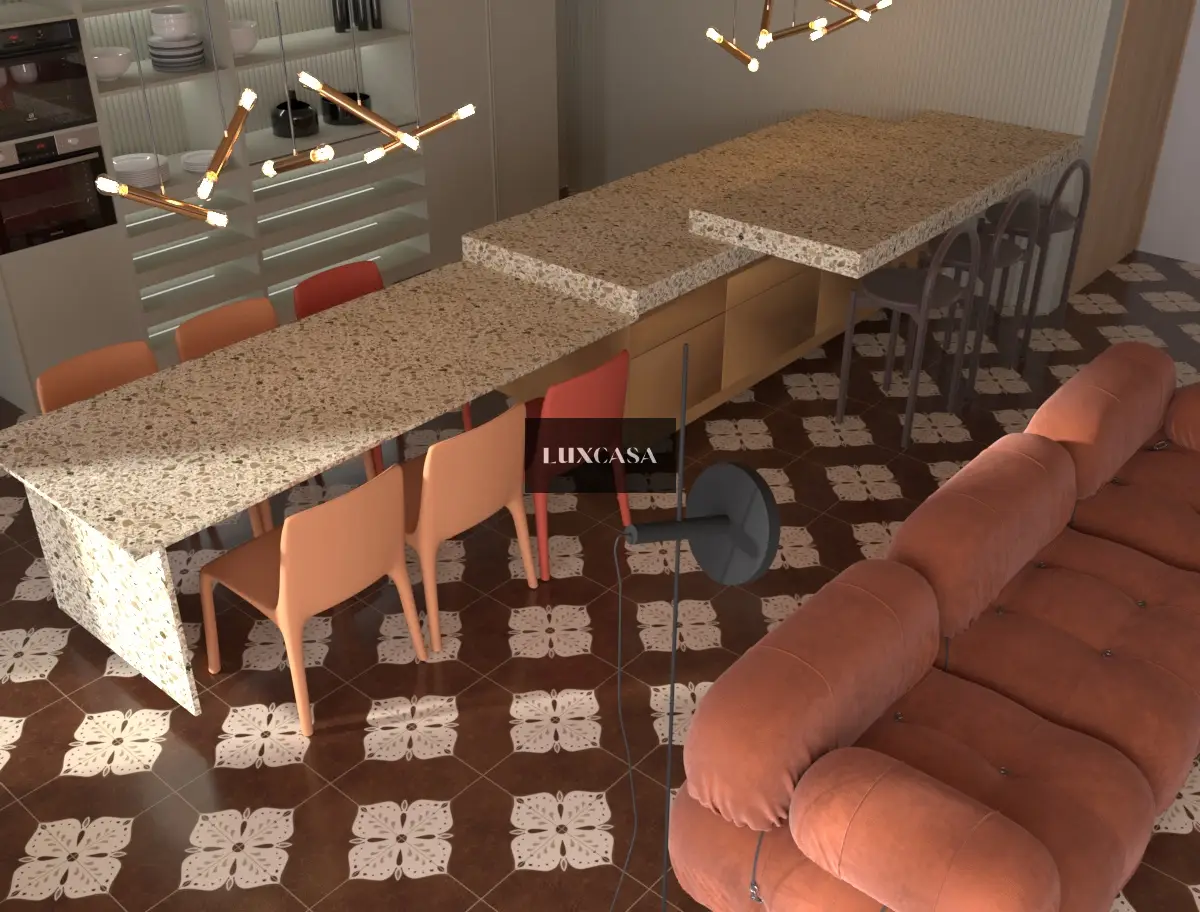 Gạch bông lát phòng khách 300X300 30LUB3009