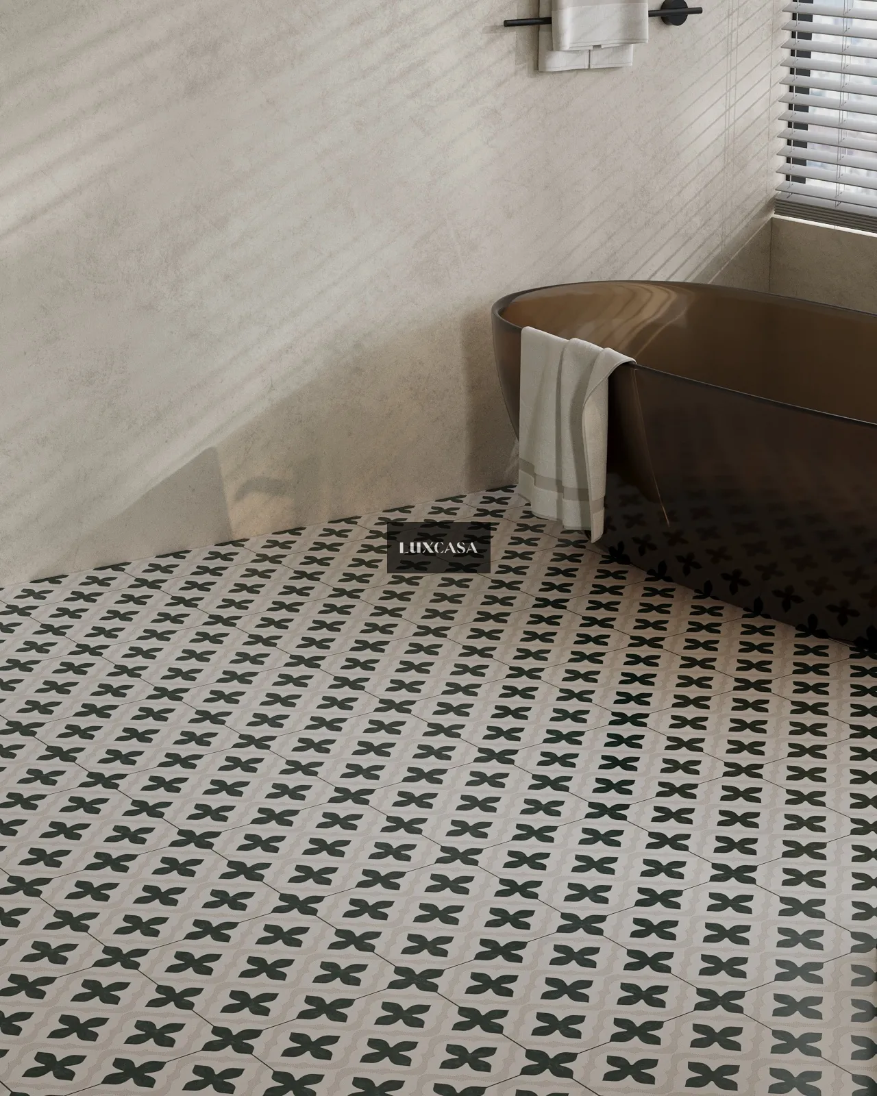 Gạch bông lát toilet 300X300 30LUB3002 (1)