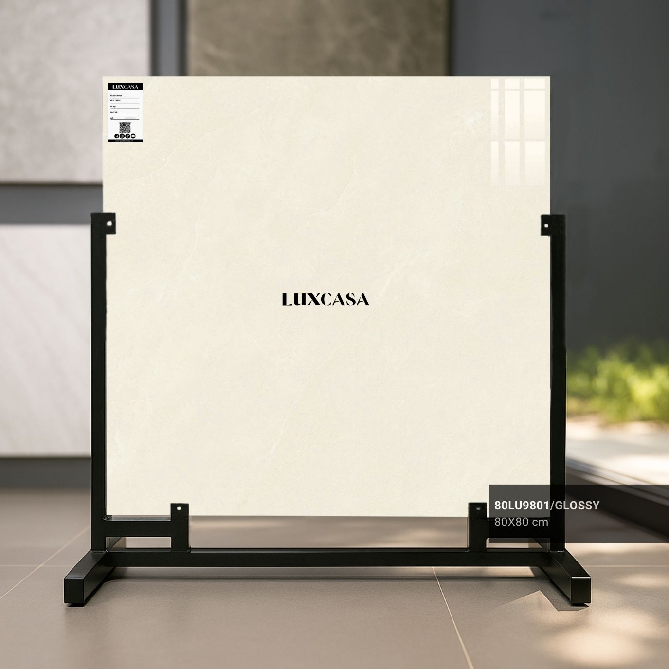 Gạch marble 800×800 kem 80LU9081