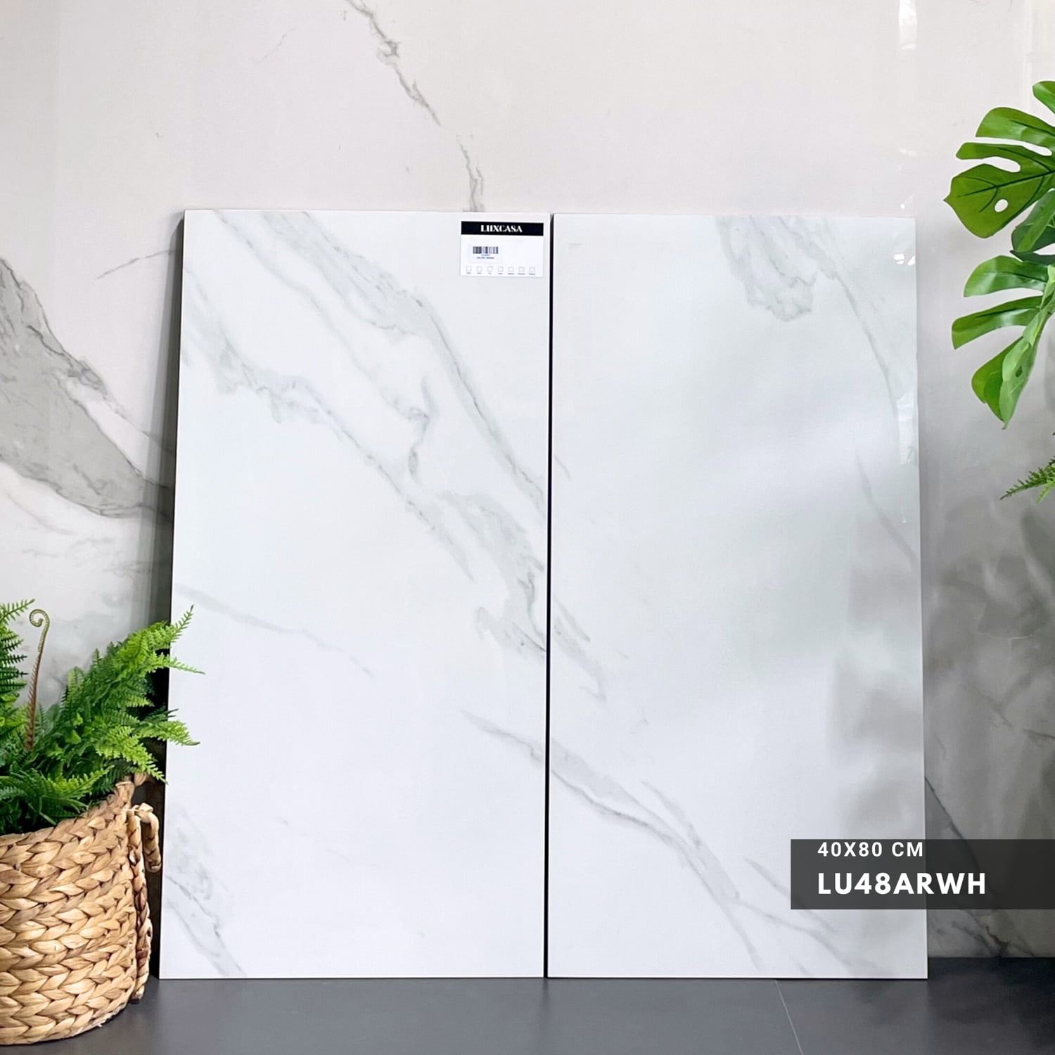 Gạch ốp tường 40x80 xương pocelain