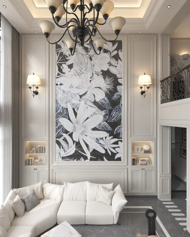 Gạch tranh mosaic ốp phòng khách 826LU826M007 (3)