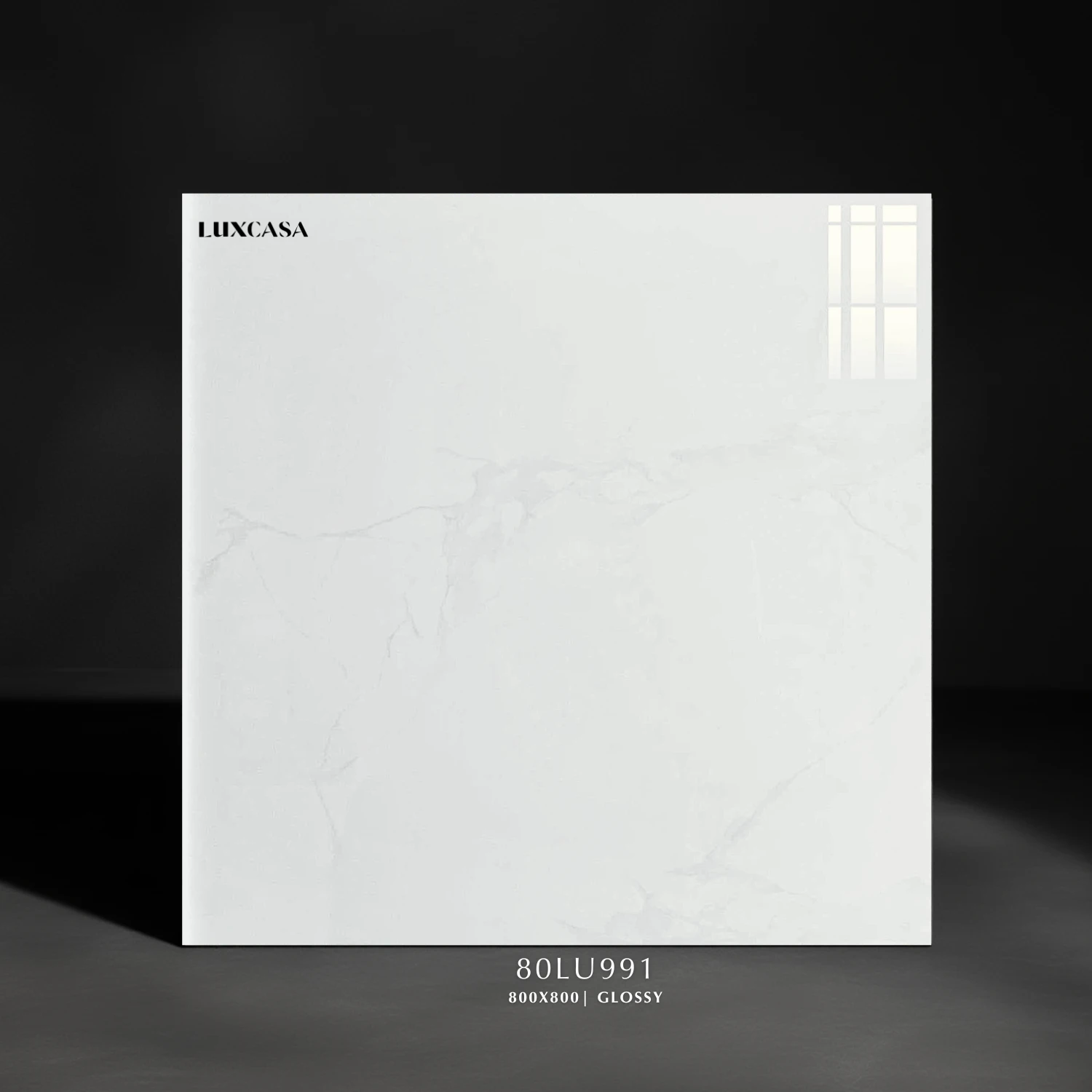 Gạch bóng trắng 800×800 80LU991