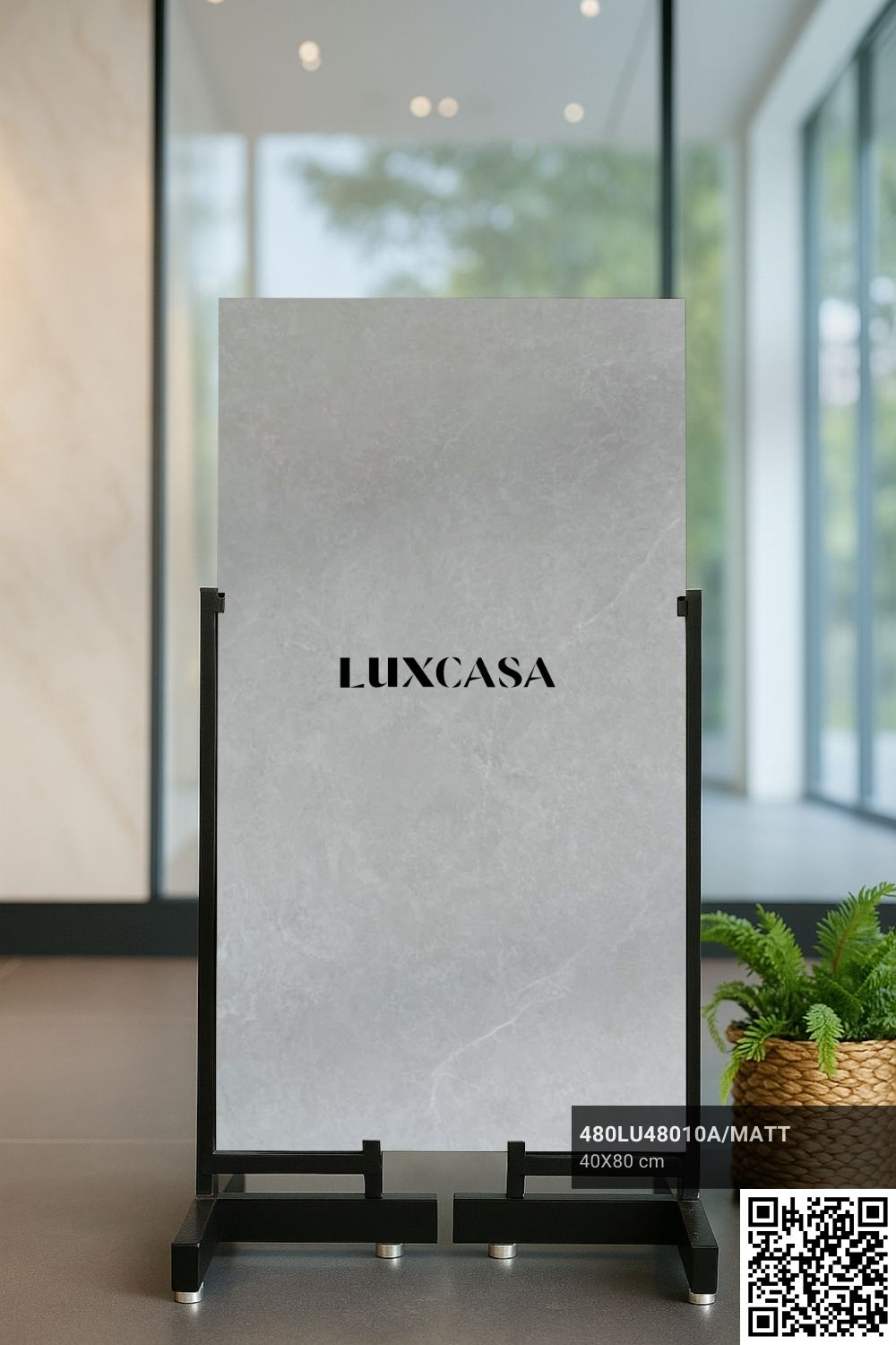 Mẫu gạch tường 40x80 men matt