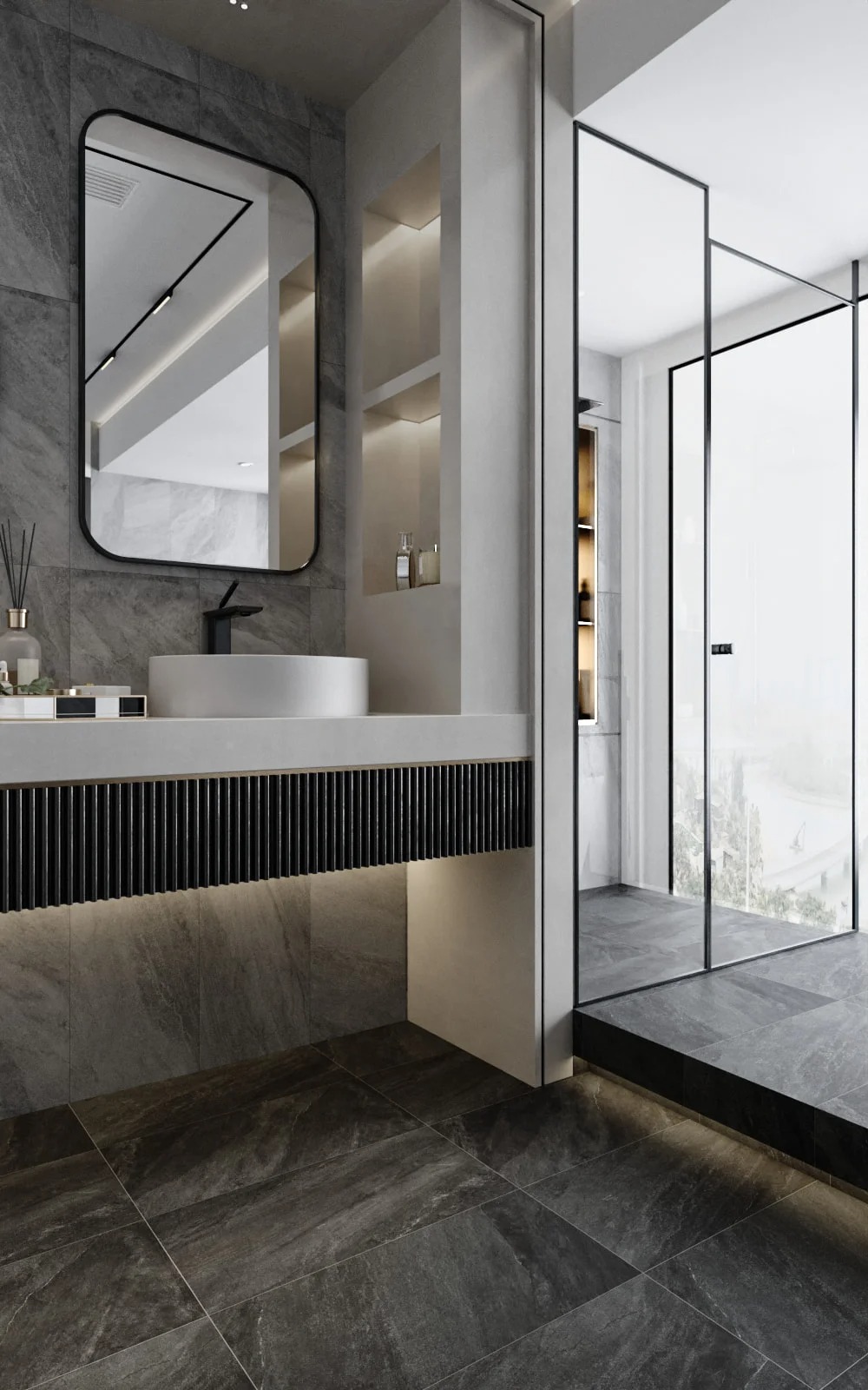 Gạch chống trơn lát nhà tắm