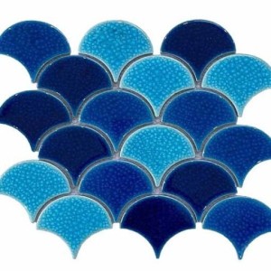 Gạch vảy cá ốp bếp