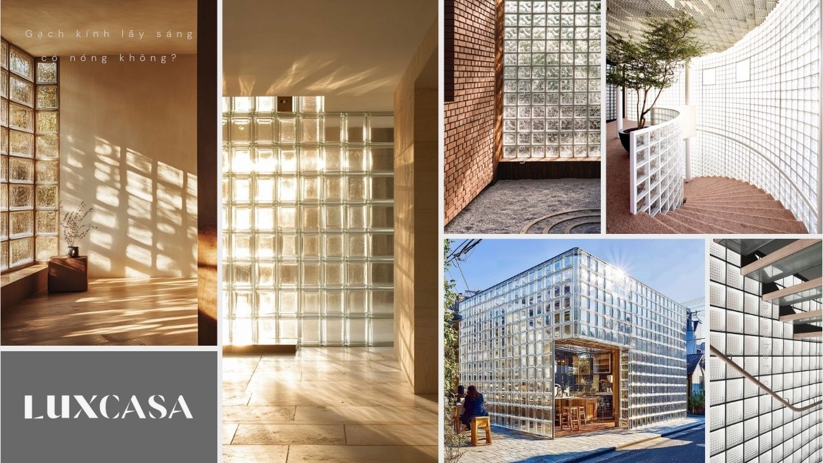 Gạch kính lấy sáng có nóng không