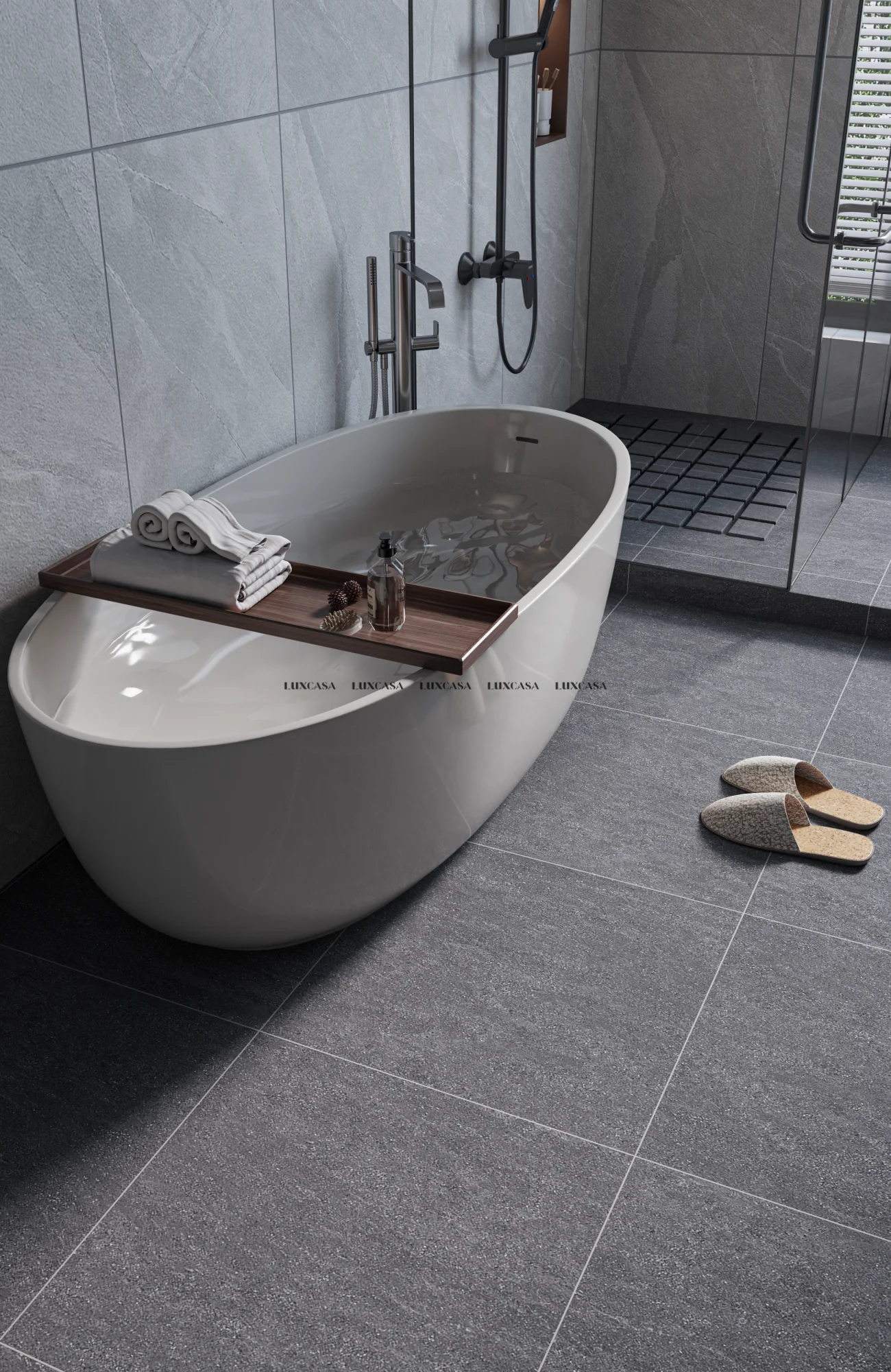 Gạch nhà tắm 60x60 60LUROSS5NR-1A