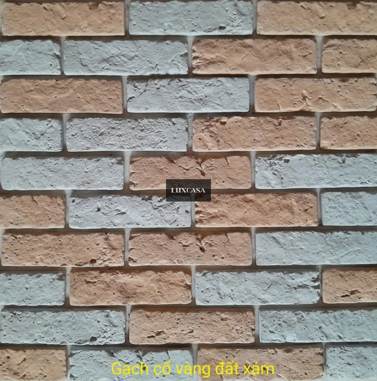 Gạch cổ vàng đất xám