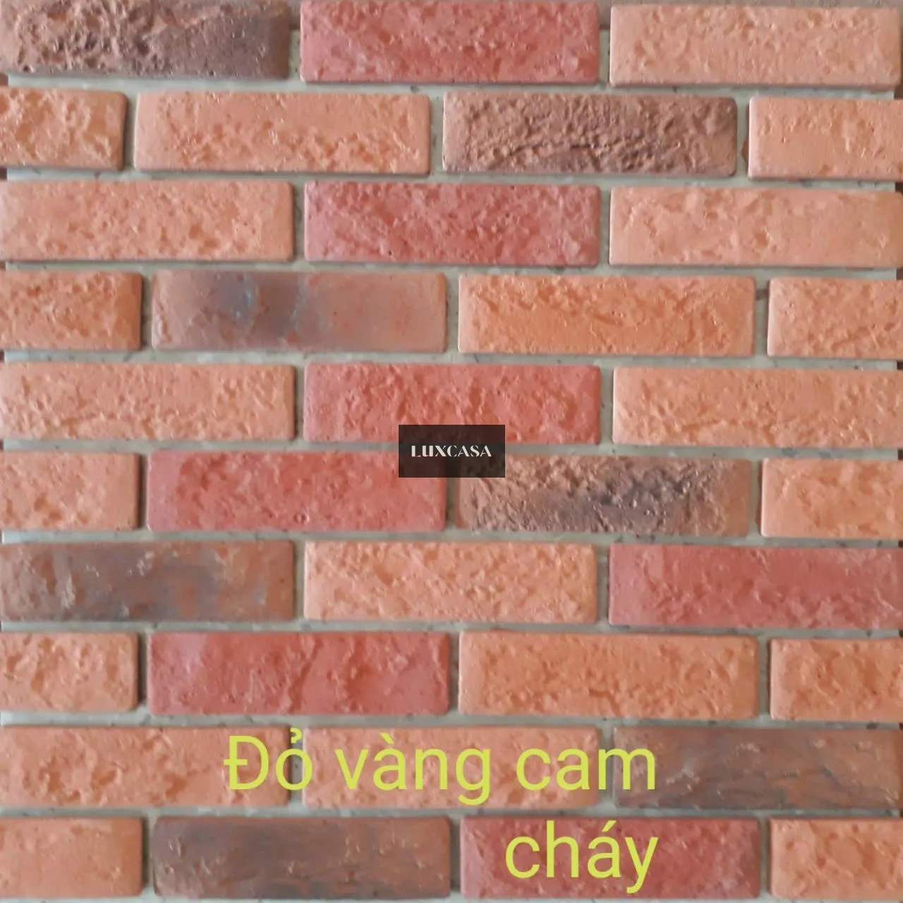 Gạch giả cổ đỏ vàng cam cháy (2)