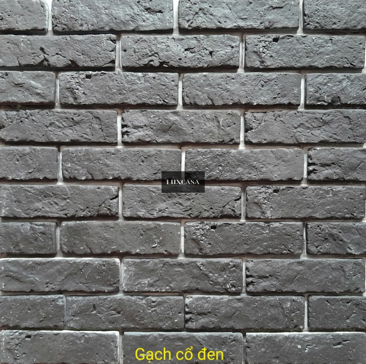 Gạch giả cổ màu đen