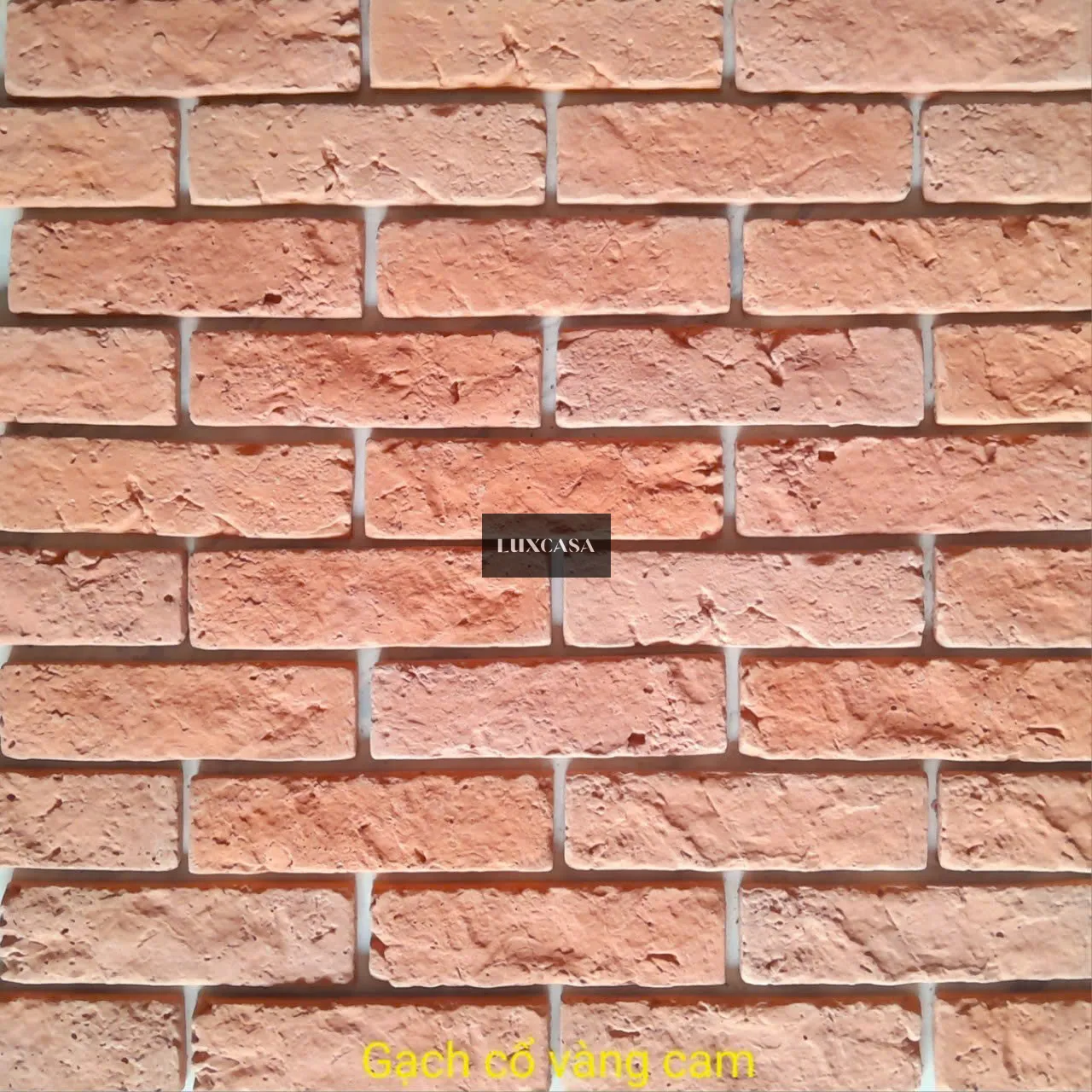 Gạch giả cổ vàng cam