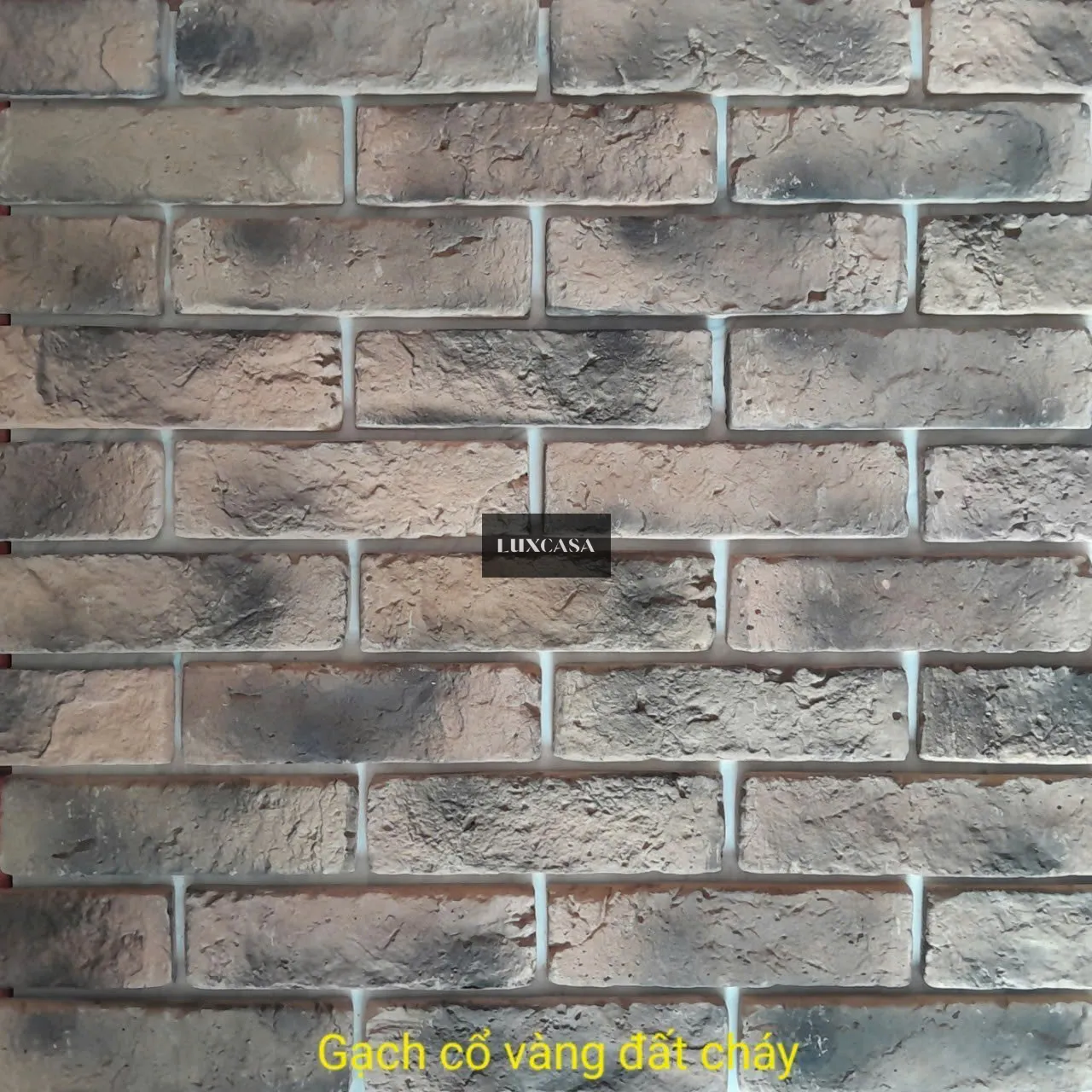 Gạch giả cổ vàng đất cháy