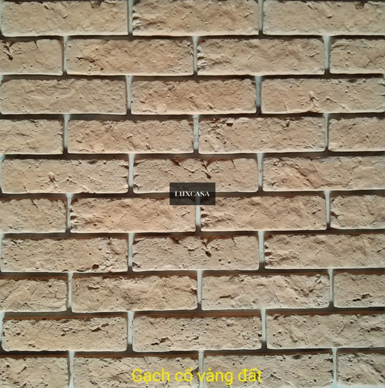 Gạch giả cổ vàng đất