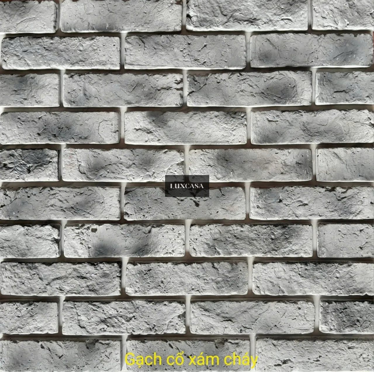 Gạch giả cổ xám cháy