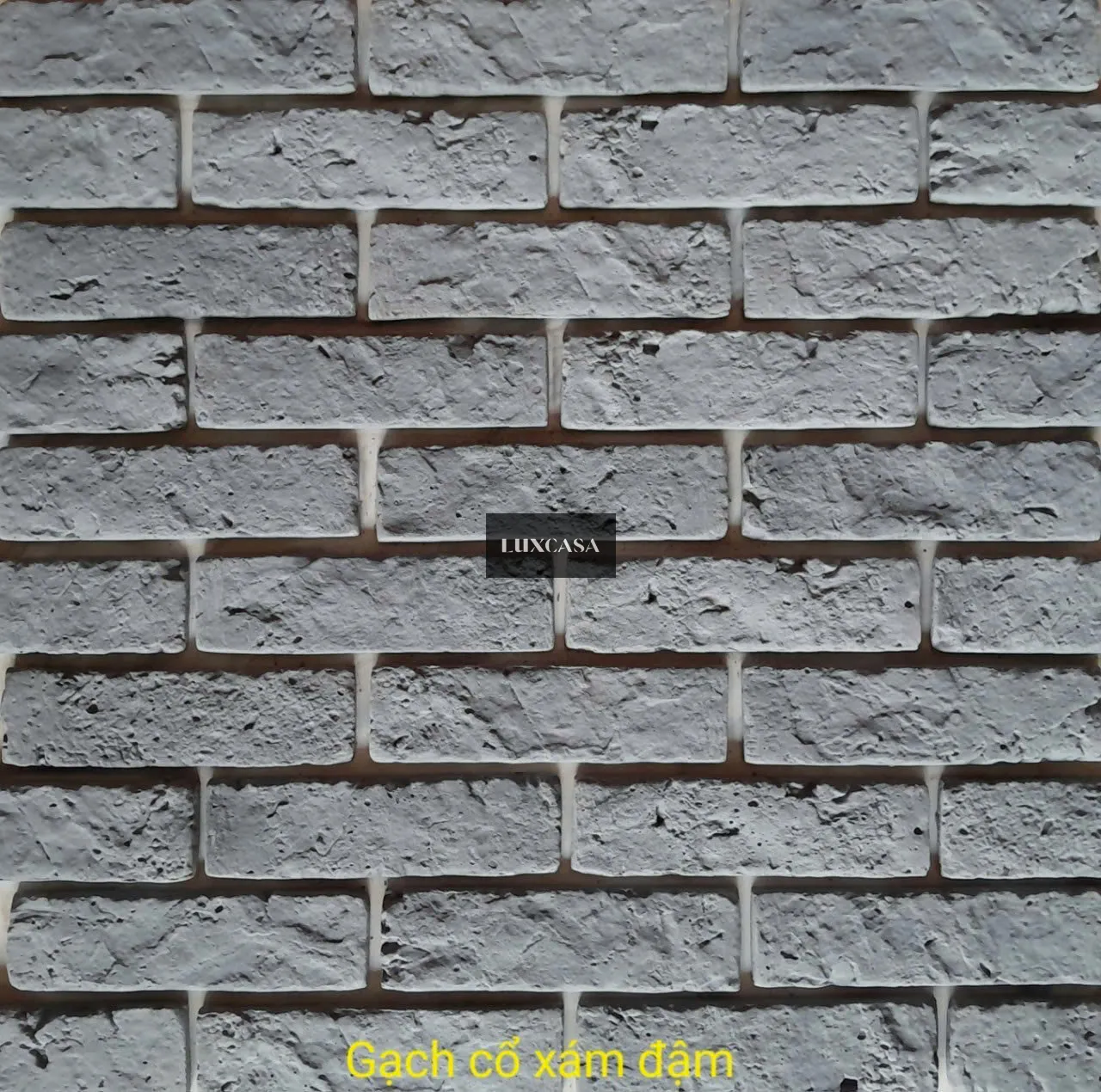 Gạch giả cổ xám đậm