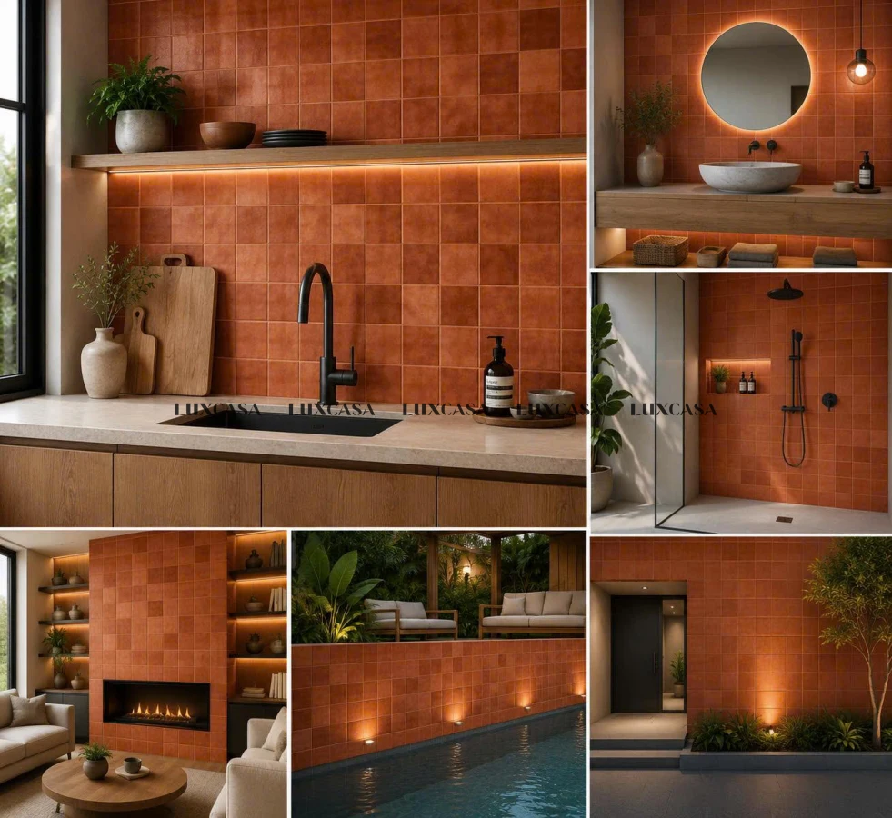 Hình phối cảnh gạch ốp tường 300×600 360LU36Y04F