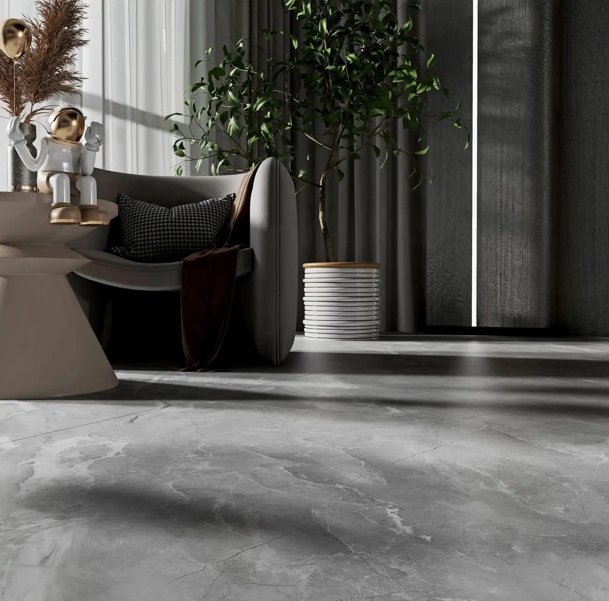 Mẫu gạch lát nền nhà 80x80 80LU80702S