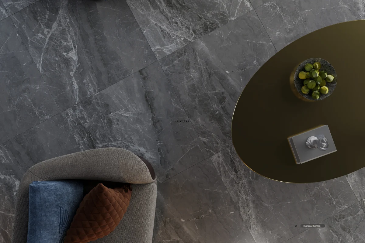 Mẫu gạch lát nền phòng khách 80x80 80LU80602S