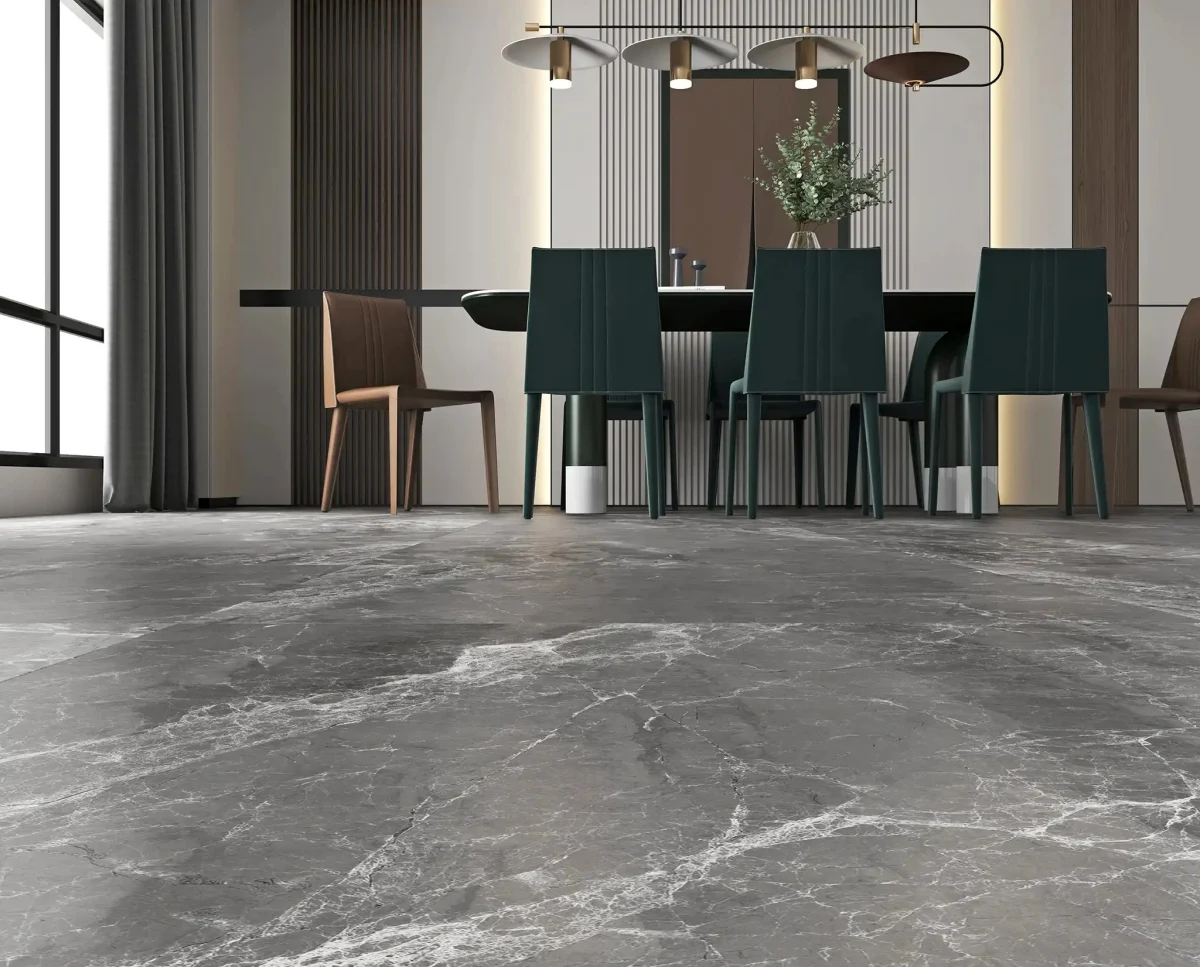 Mẫu gạch lát sàn chính màu xám 80x80 80LU80602S