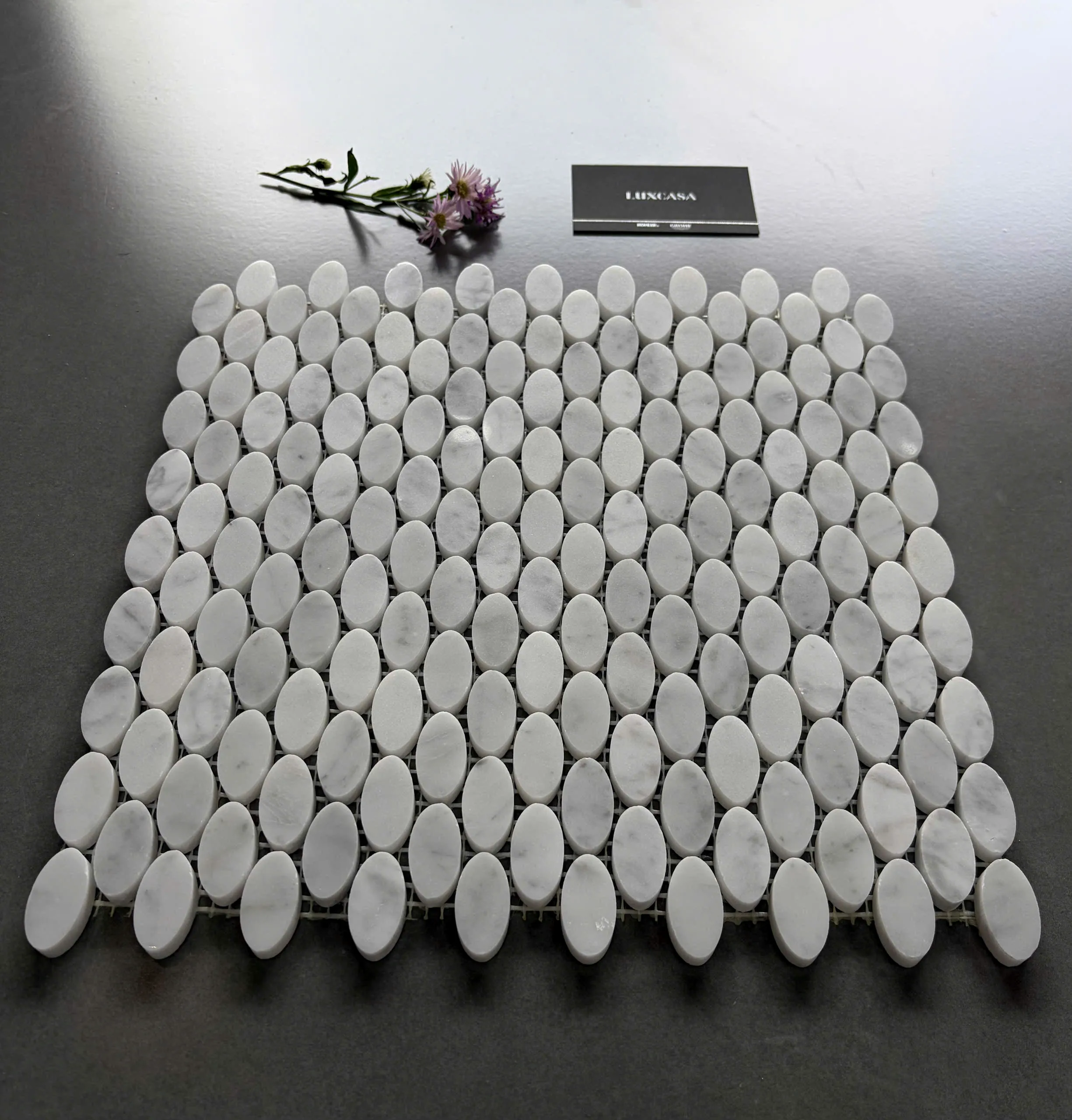 Đá mosaic hình elip LUTH7225