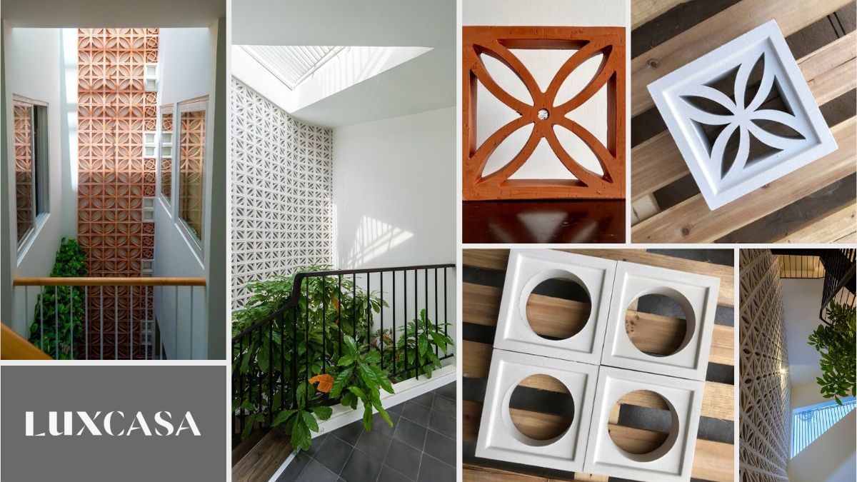 Gạch Thông Gió Giếng Trời Đẹp