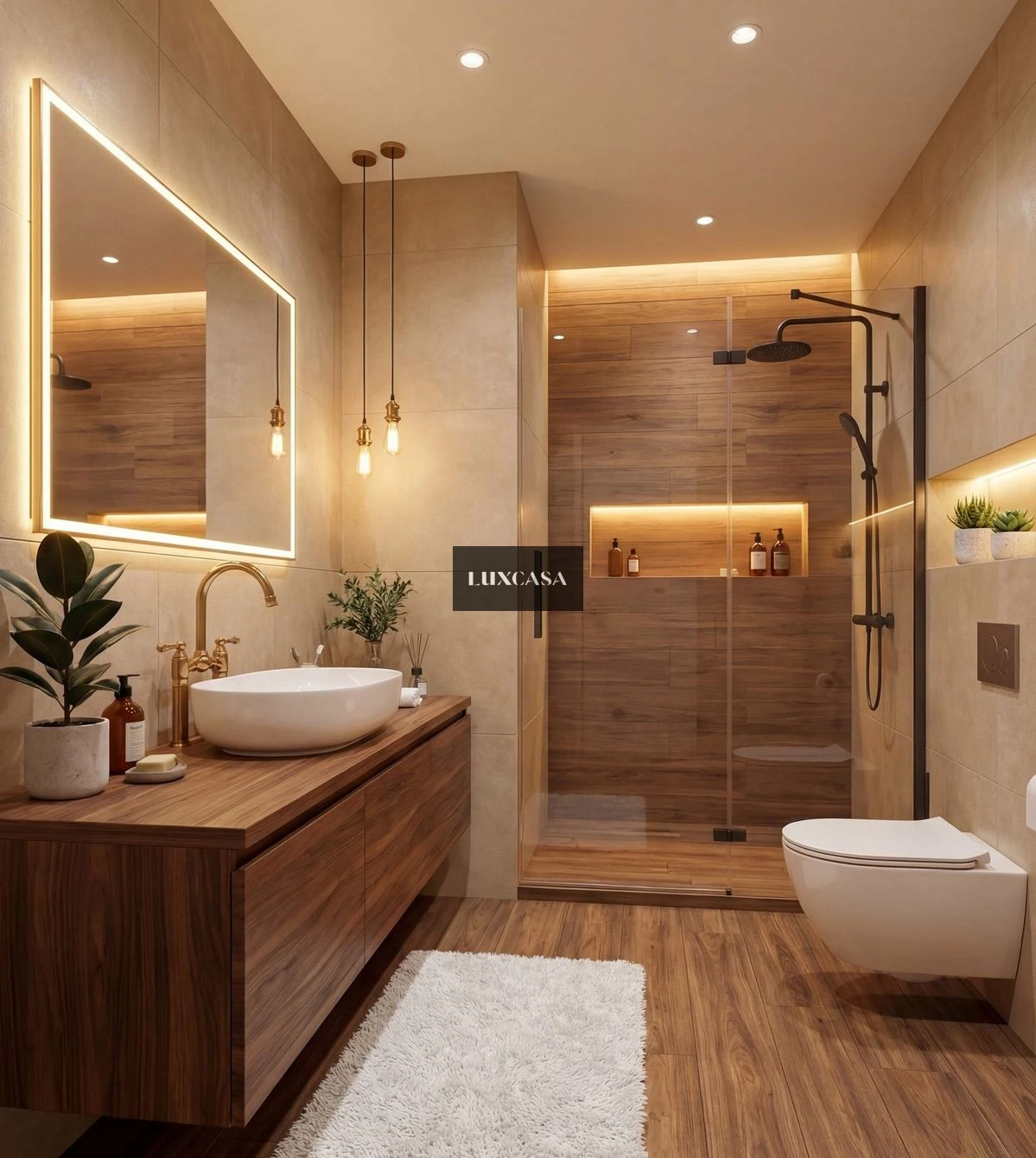 Gạch giả gỗ 15x90 ốp lát nhà tắm