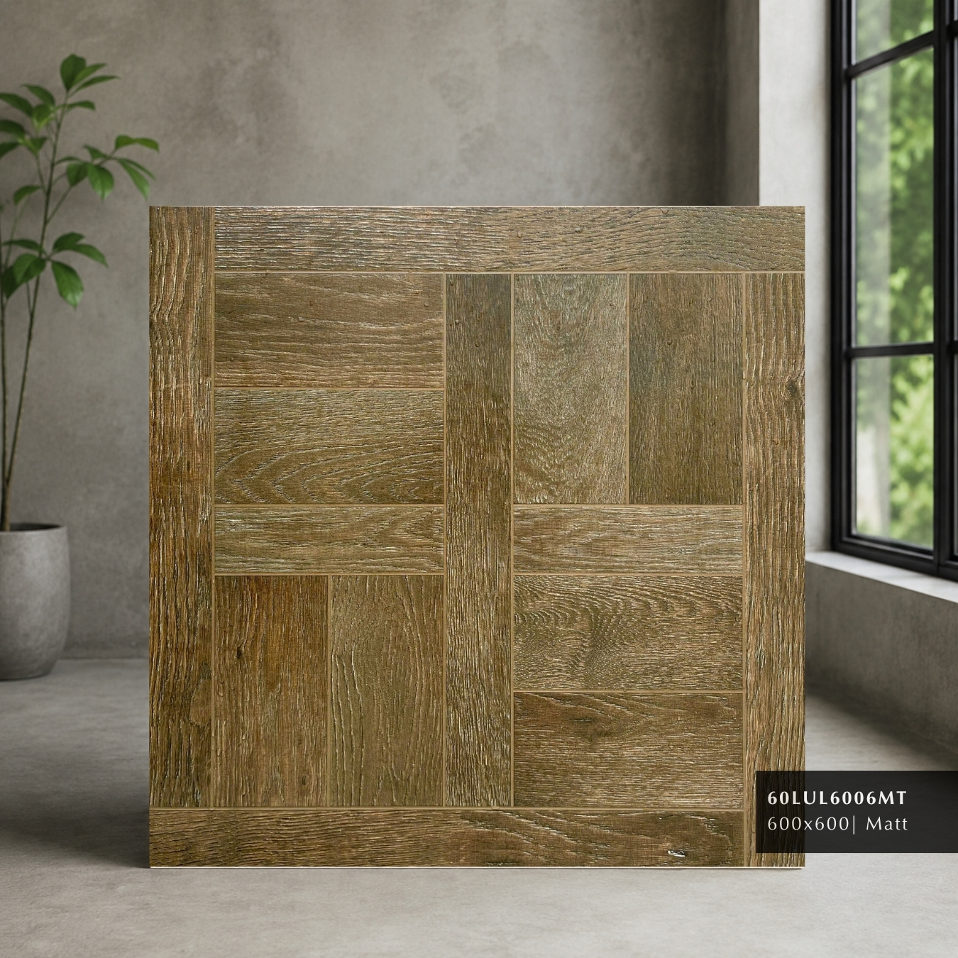 Gạch giả gỗ 600x600 60LUL6006MT