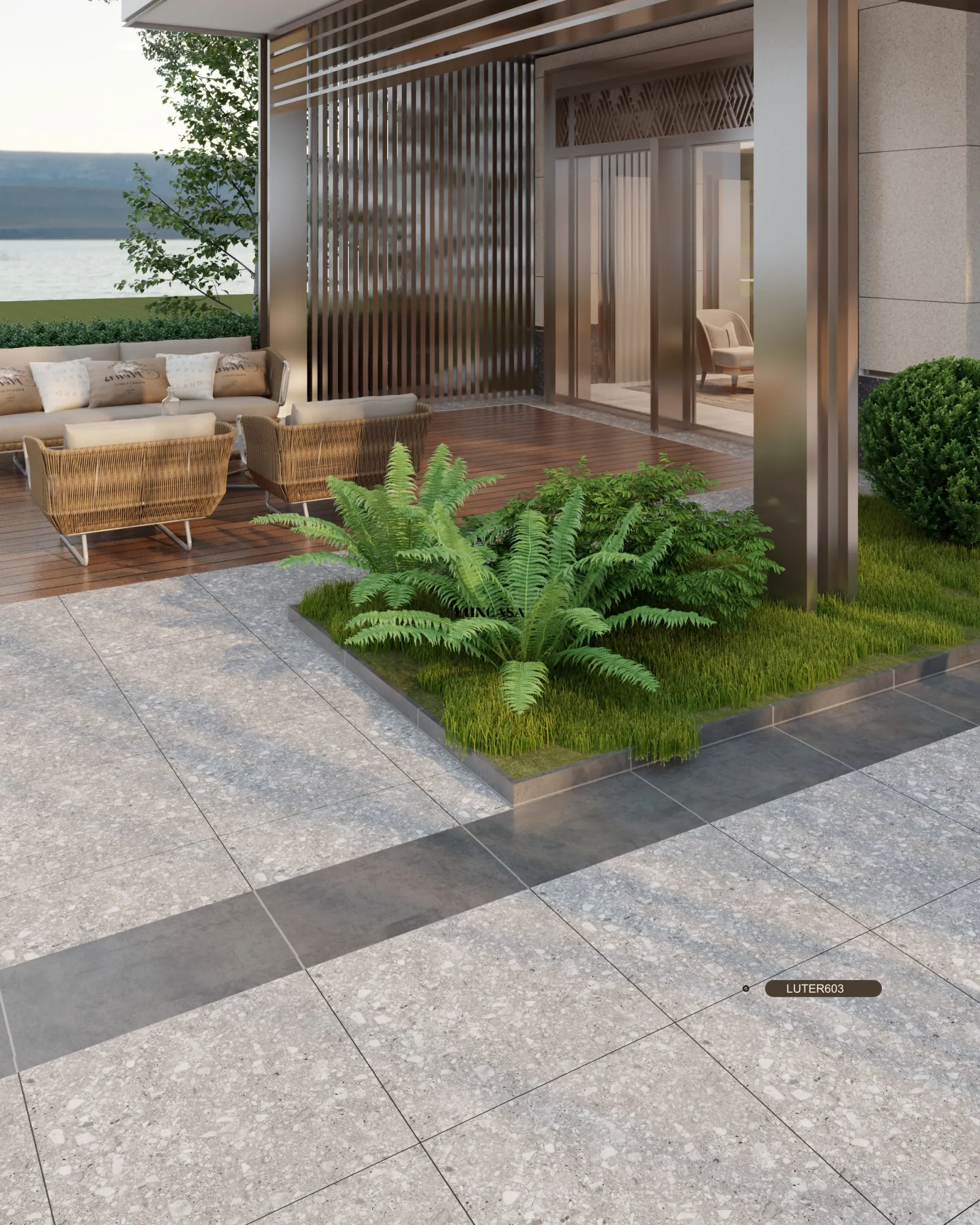 Gạch lát sân cao cấp 60x60 60LUR603MT (2)