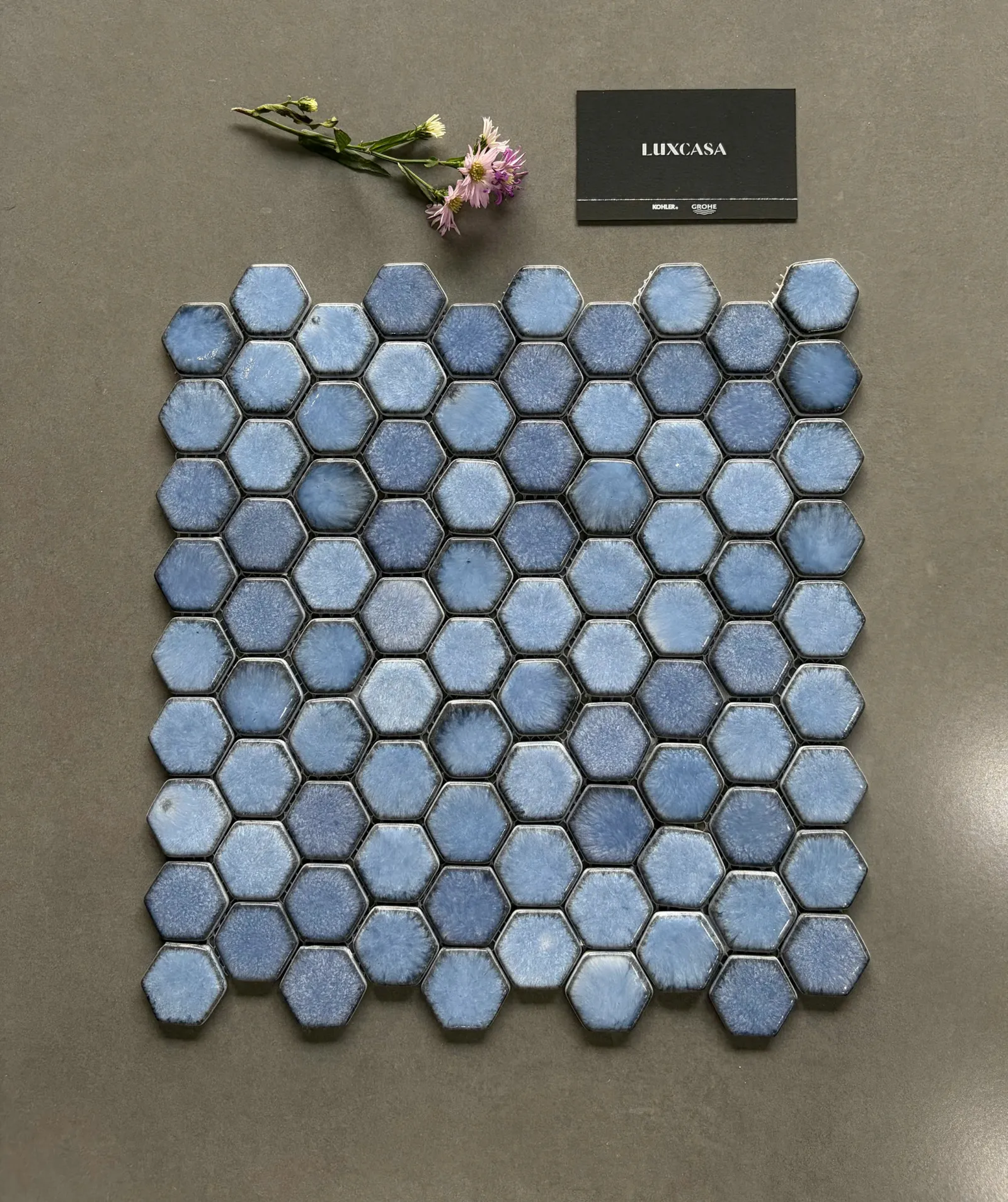 Gạch lục giác xanh dương LUTH5425