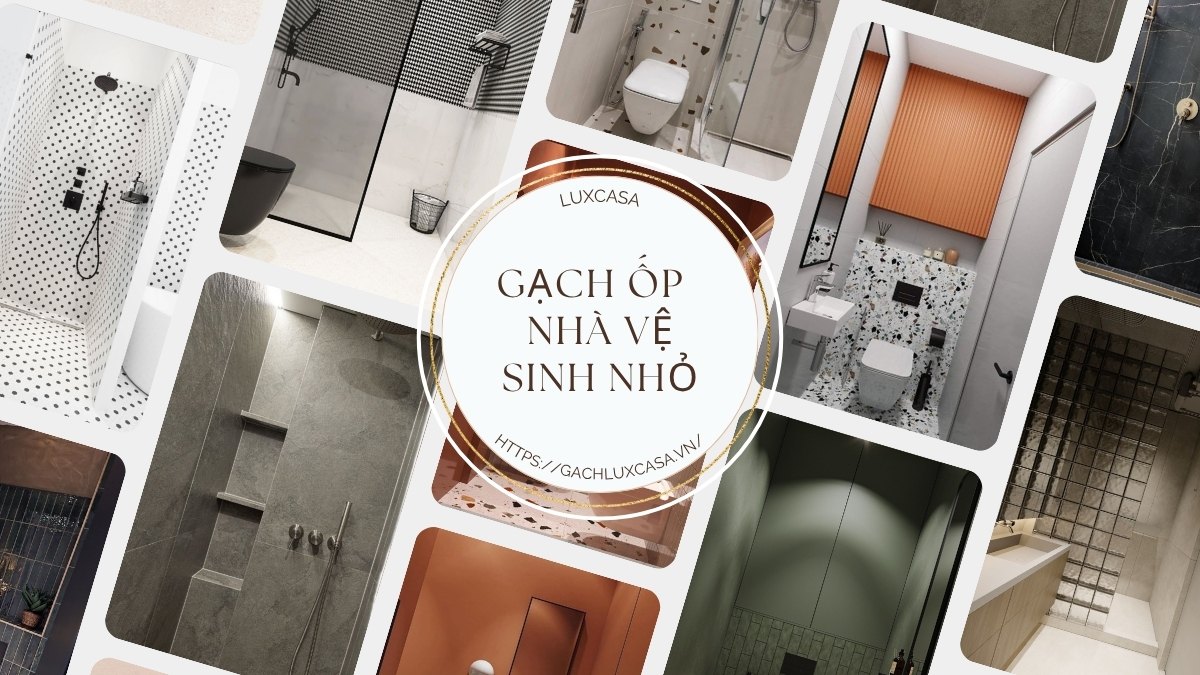 Gạch ốp nhà vệ sinh nhỏ