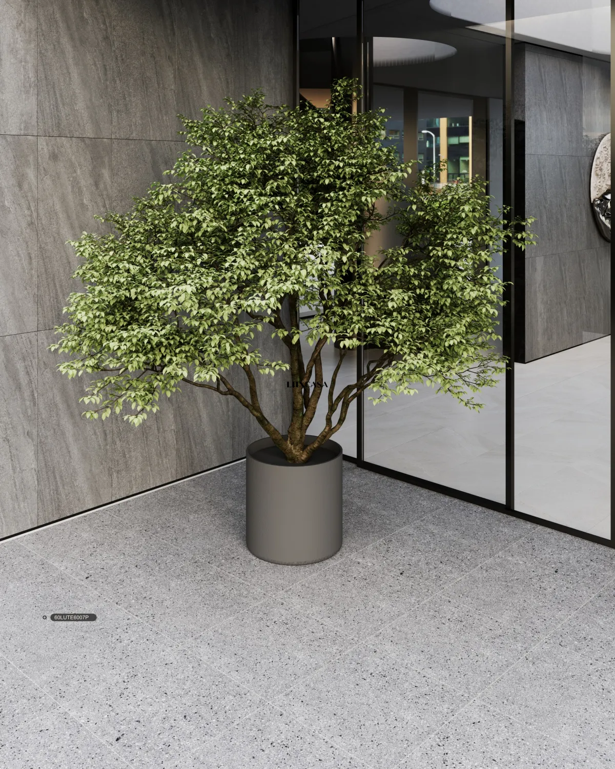 Gạch terrazzo 60x60 lát ngoài trời 60LU6007P