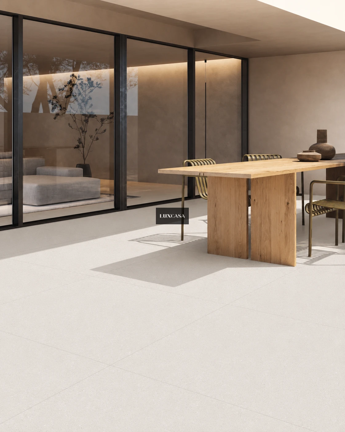 Gạch terrazzo 800X800 lát ngoài nhà 80LU98F07J
