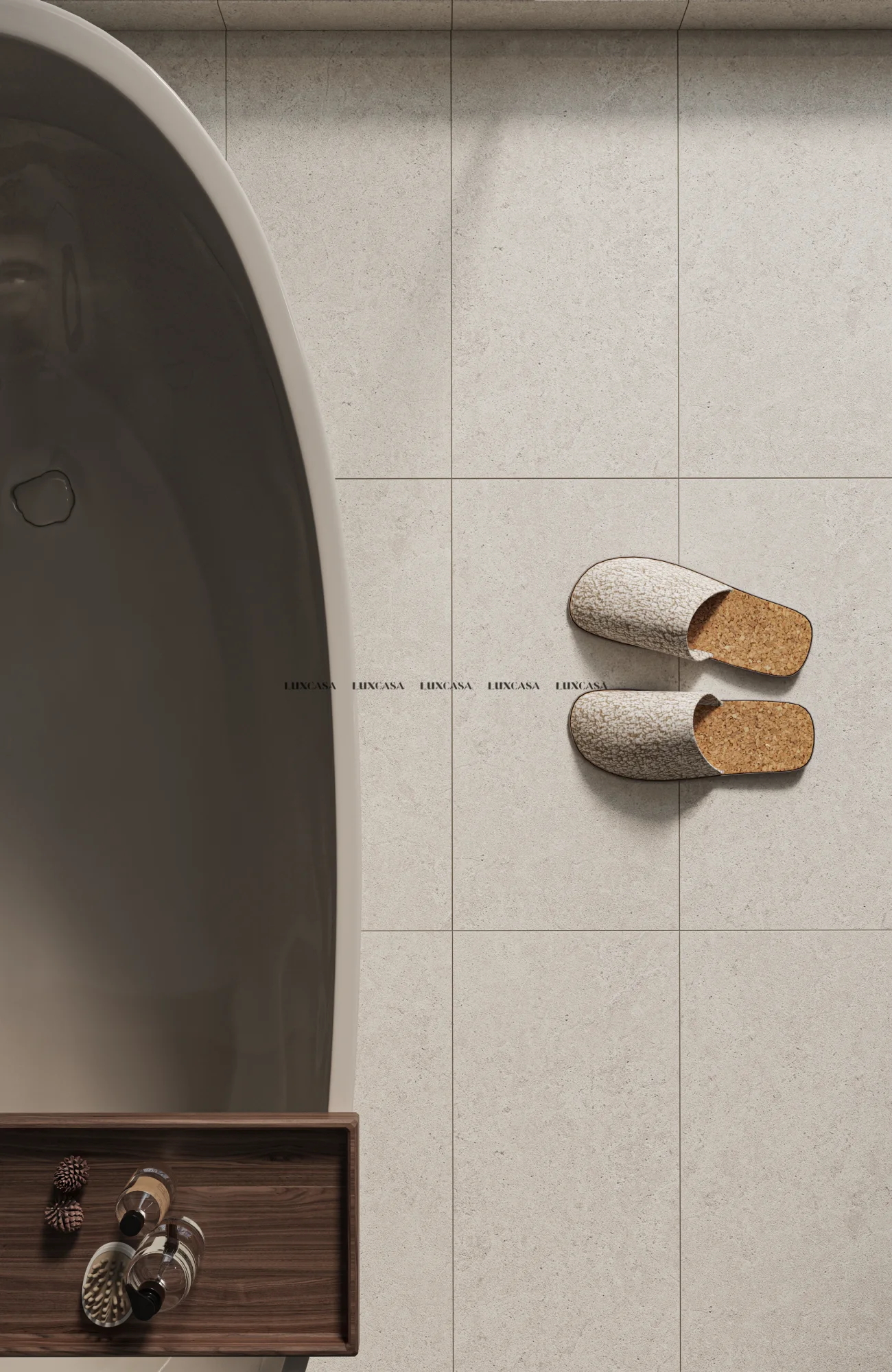 Gạch toilet 30x60 màu kem 360LU36001