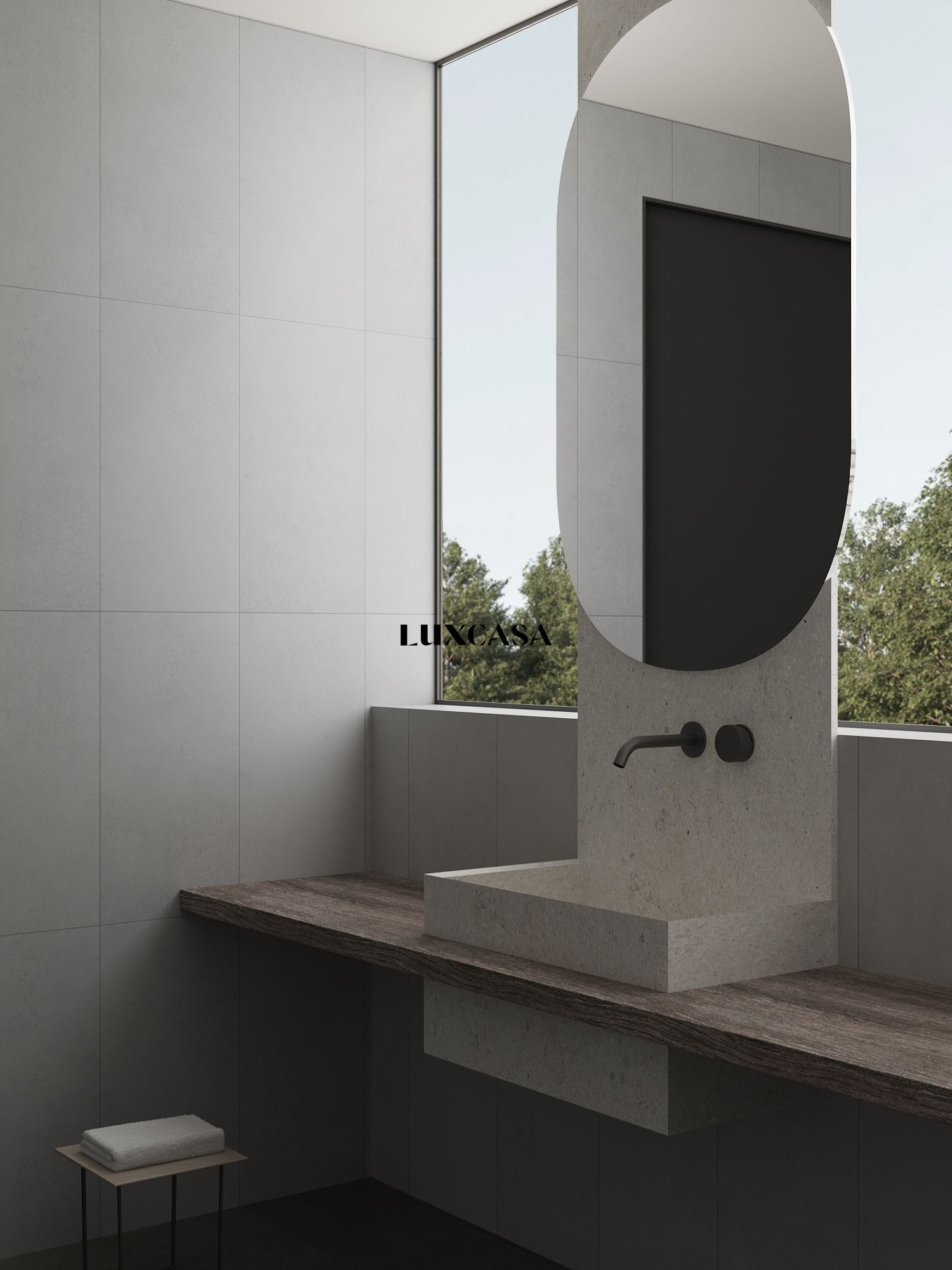 Mẫu gạch 30×60 360LU36002 + 360LU36003 ốp nhà vệ sinh