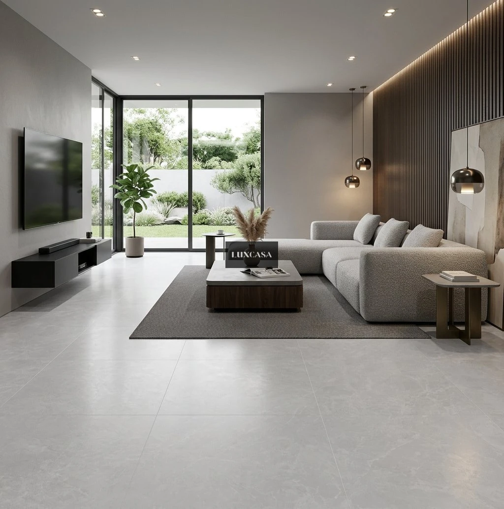 Mẫu gạch lót sàn phòng khách 80x80 80LU880775