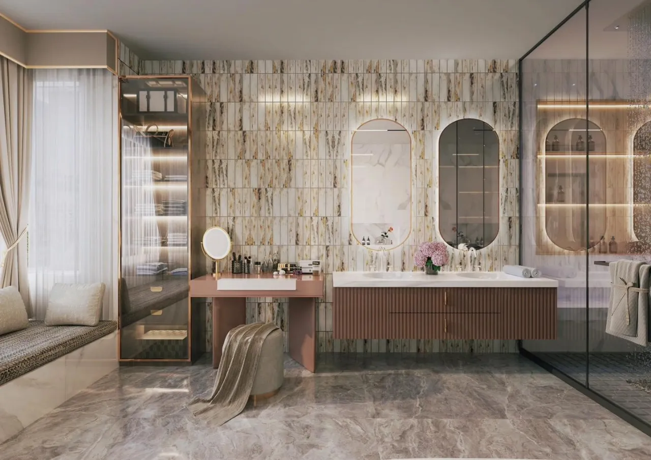 Mẫu gạch mosaic sơn dầu LUIN652605