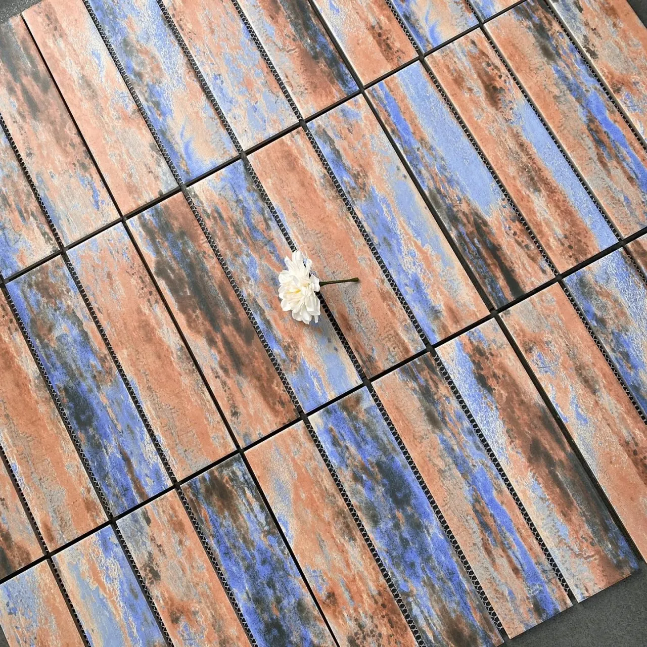 Mẫu gạch mosaic sơn dầu LUIN652606